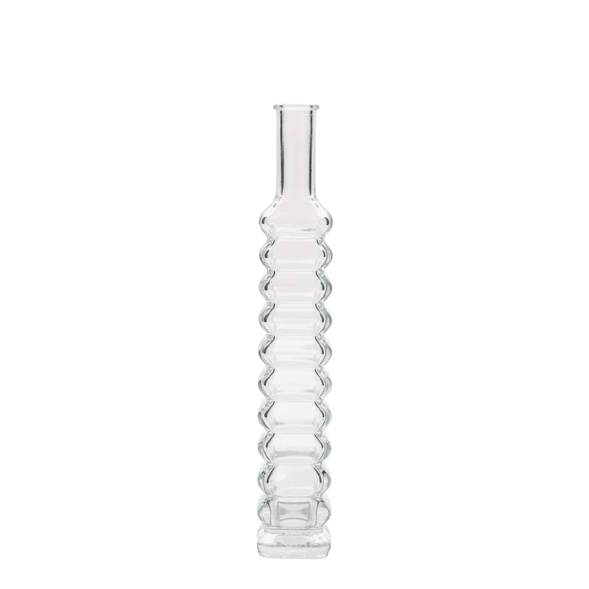 100 ml glassflaske "Roma", kvadratisk, åpning: Kork 100 ml glassflaske "Roma", kvadratisk, åpning: Kork