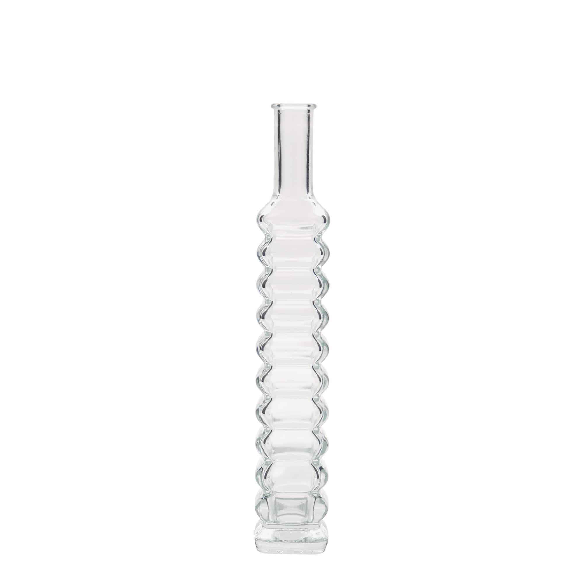 100 ml glassflaske 'Roma', firkantet, åpning: kork 100 ml glassflaske 'Roma', firkantet, åpning: kork