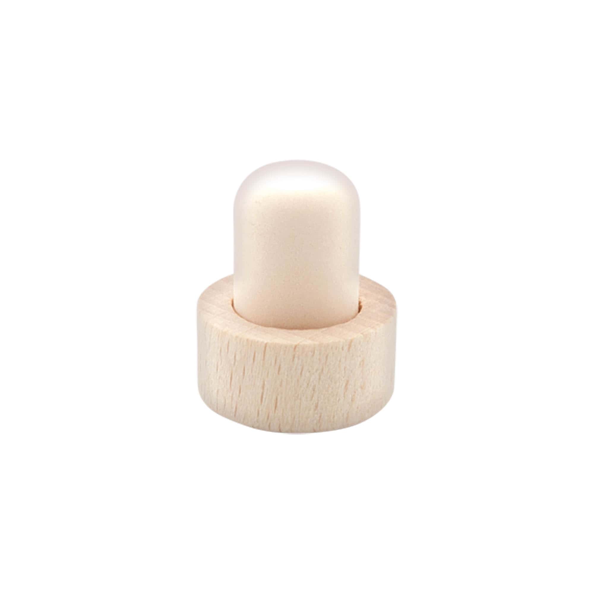 Håndtakskork 18 mm, tre/plast, for munningsåpning: kork