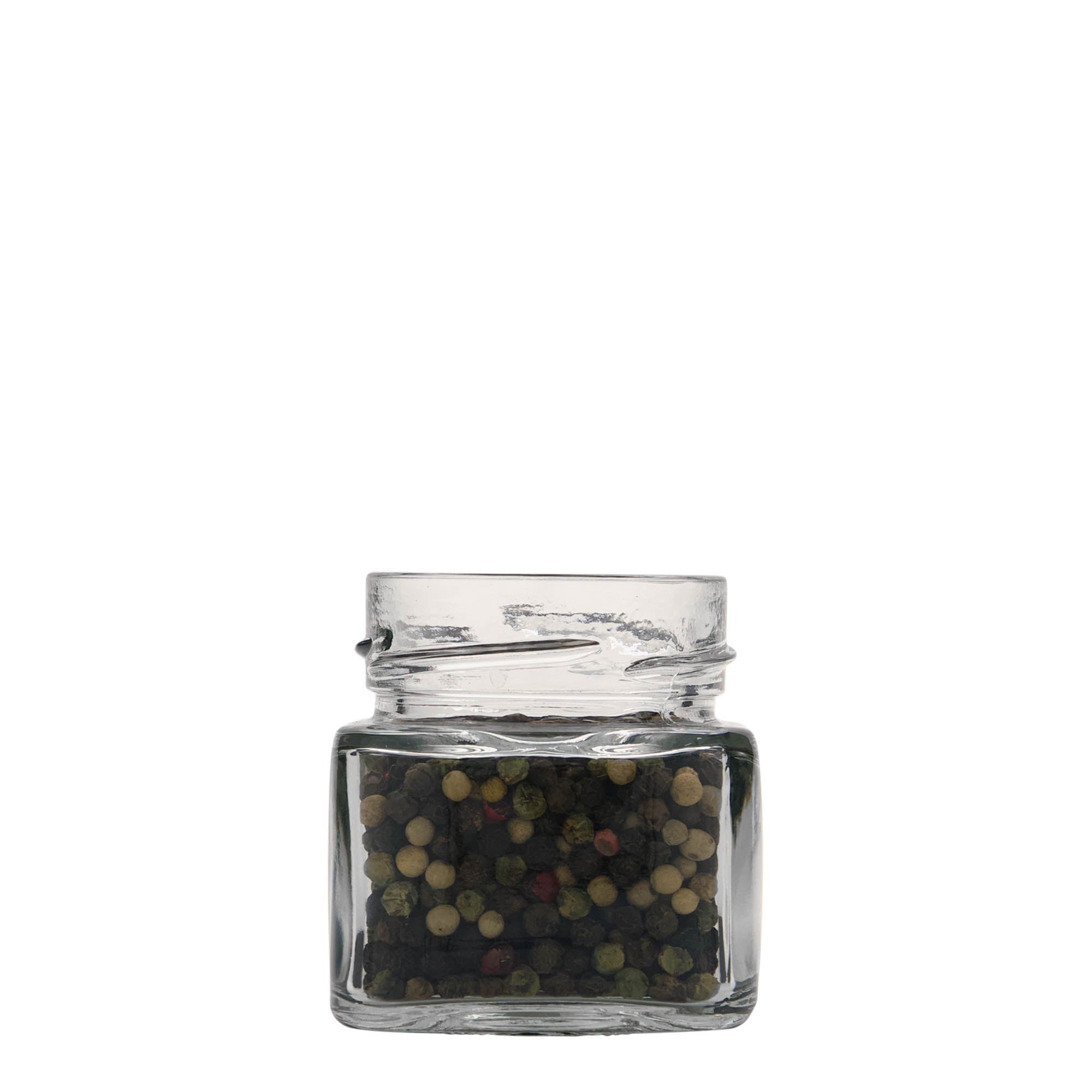 106 ml firkantglass 'Ikarus', åpning: Deep-Twist-Off (DTO 58)