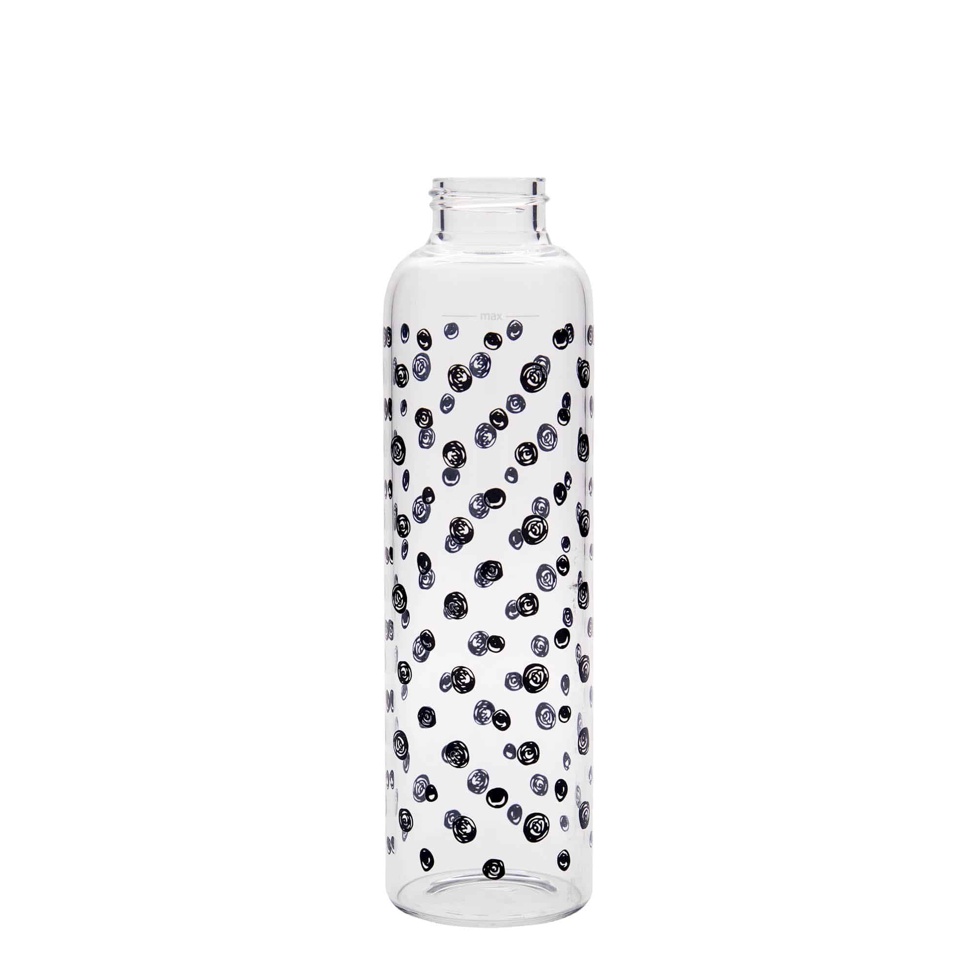 500 ml drikkeflaske "Perseus", motiv: Svarte punkter, åpning: Skrulokk 500 ml drikkeflaske "Perseus", motiv: Svarte punkter, åpning: Skrulokk