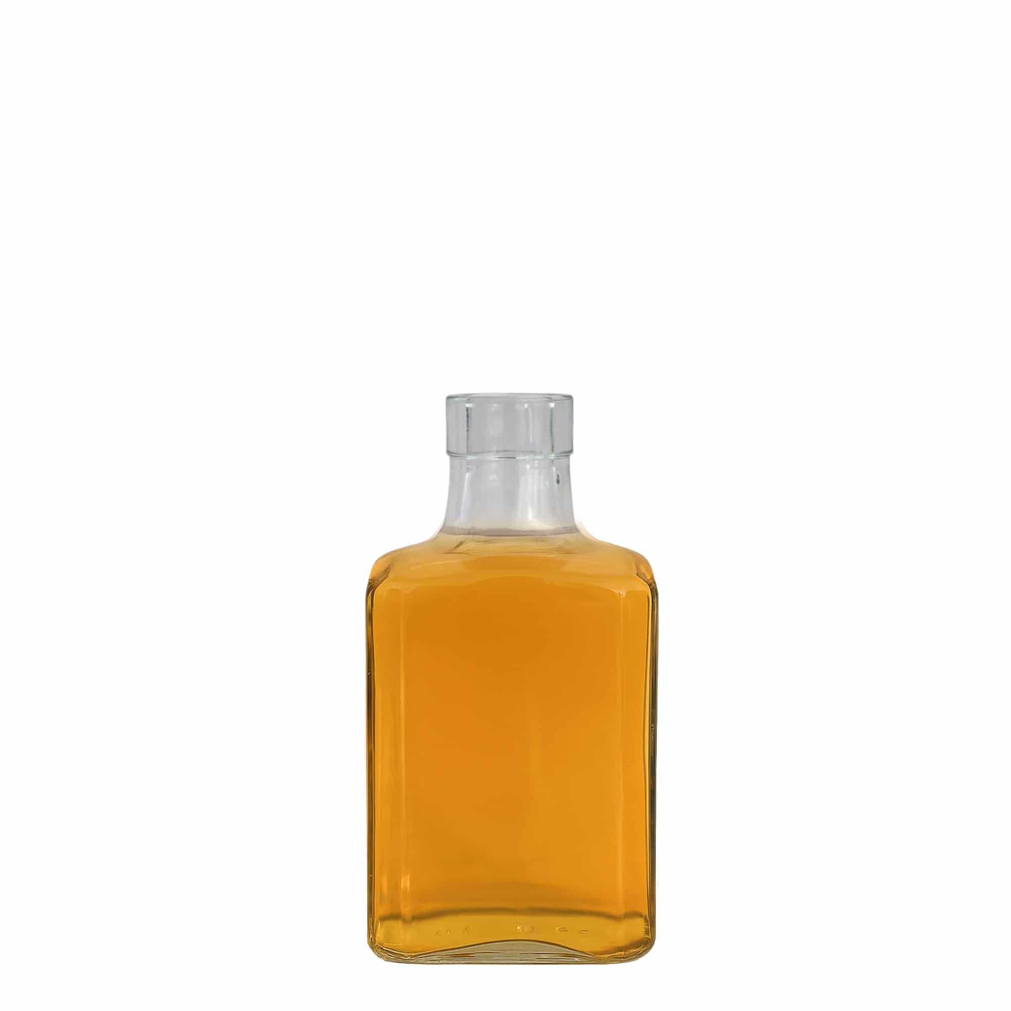 250 ml glassflaske 'Decanter Quadro Oberband', firkantet, åpning: kork