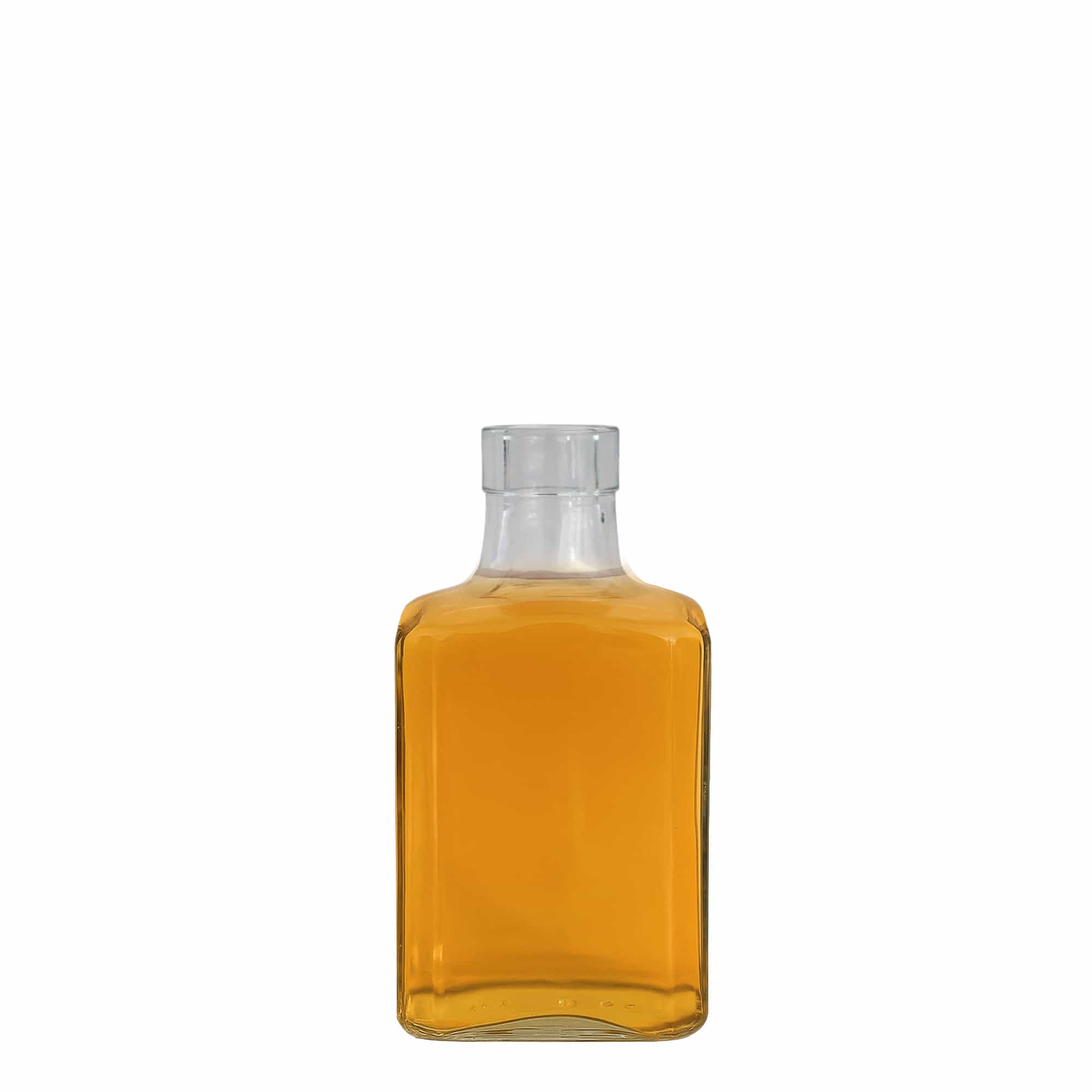 250 ml glassflaske 'Decanter Quadro Oberband', firkantet, åpning: kork