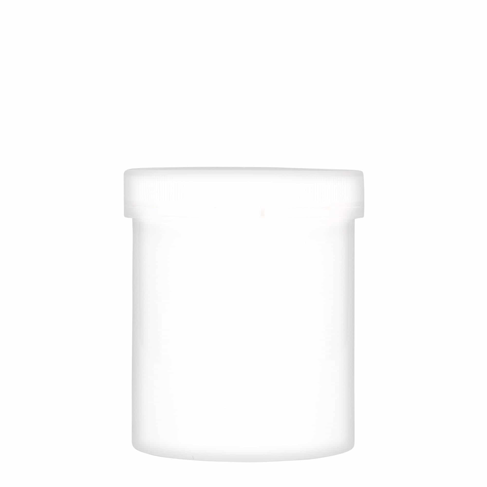 500 ml plastboks "Securilock", PP, hvit, åpning: Skrulokk