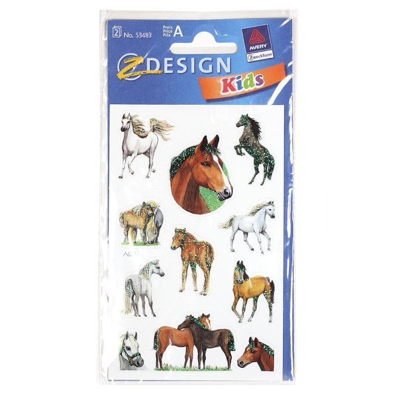 Zweckform-klistremerker "Hester", papir, flerfarget Zweckform-klistremerker "Hester", papir, flerfarget