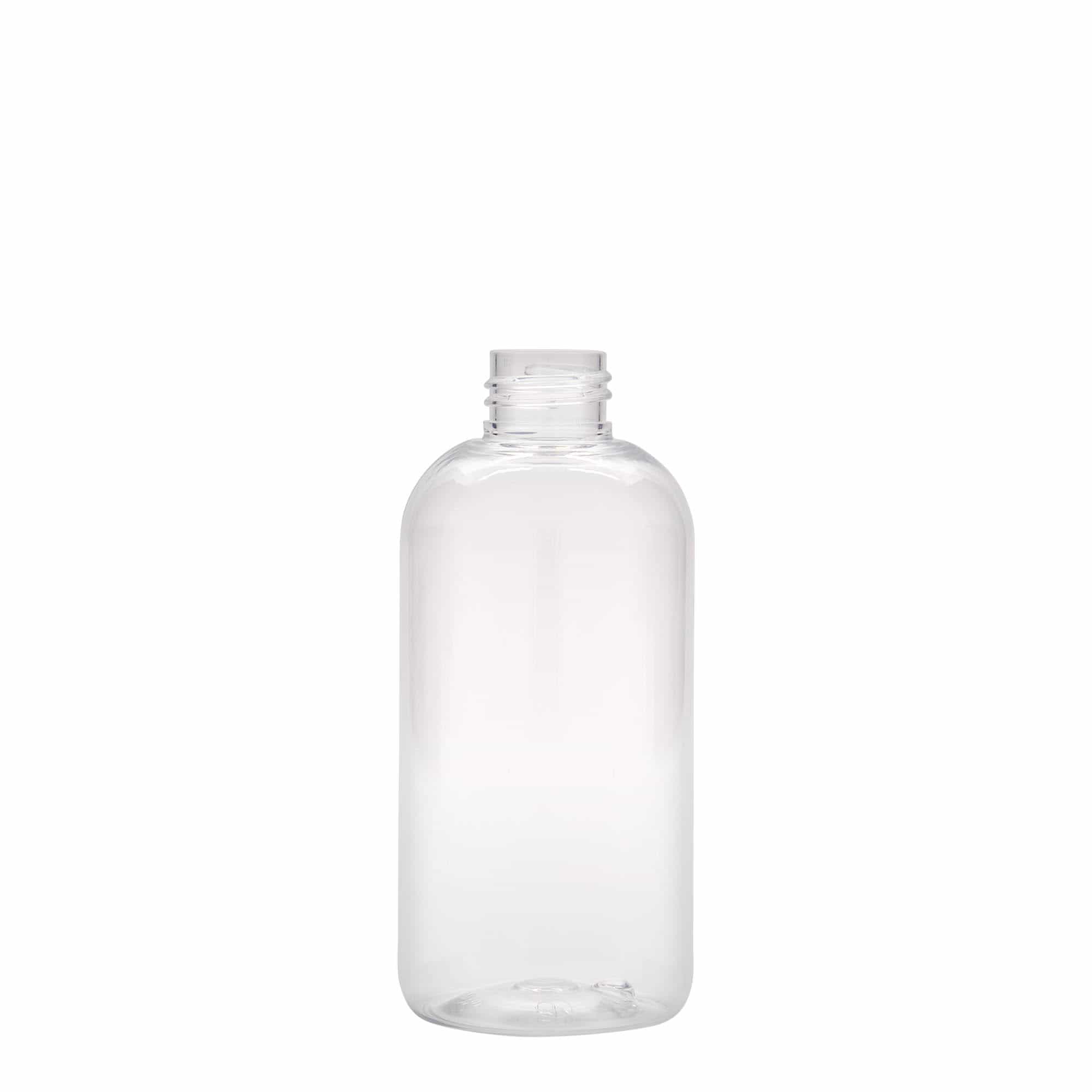 200 ml PET-flaske "Boston", plast, åpning: GPI 24/410 200 ml PET-flaske "Boston", plast, åpning: GPI 24/410