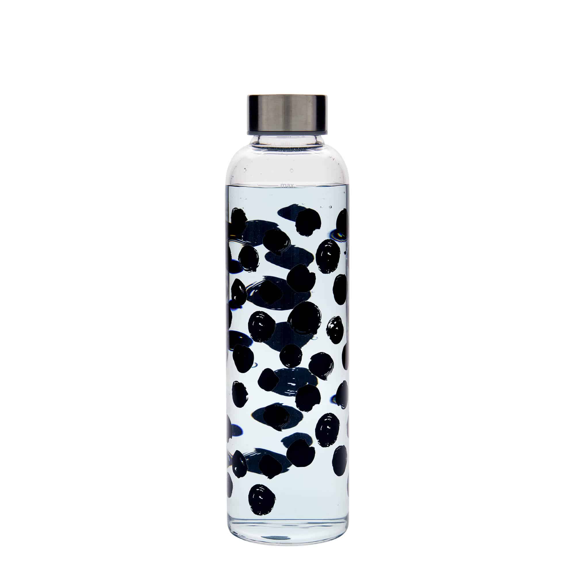 500 ml drikkeflaske "Perseus", motiv: Svarte punkter, åpning: Skrulokk