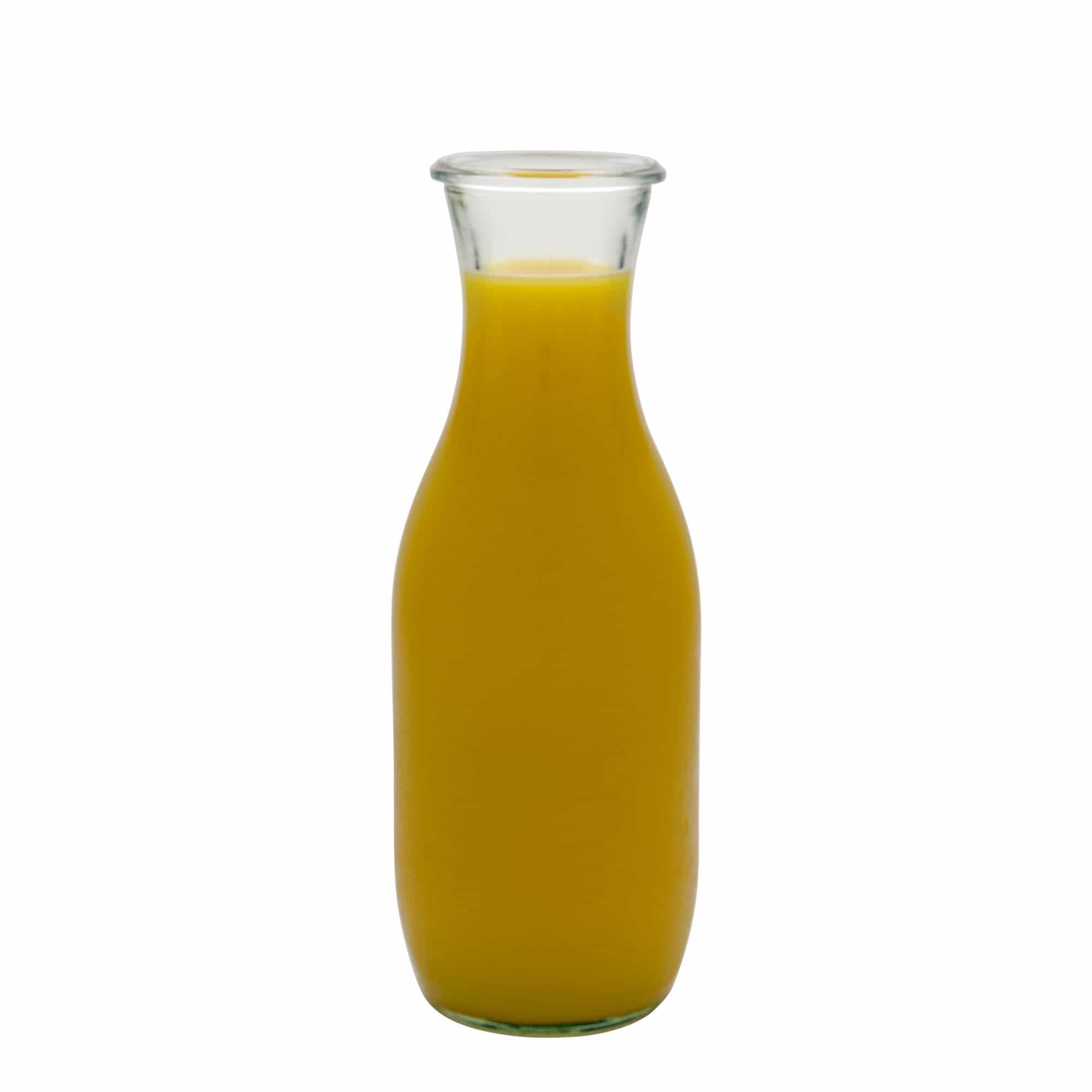 1000 ml WECK-saftflaske, åpning: rund kant