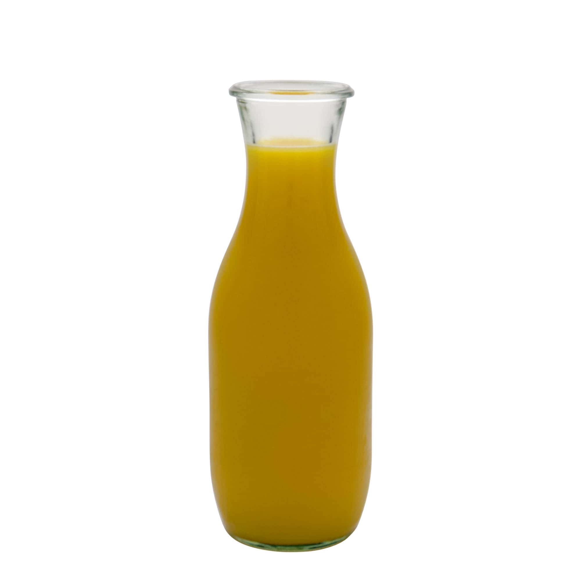 1.000 ml WECK-saftflaske #, åpning: rund kant