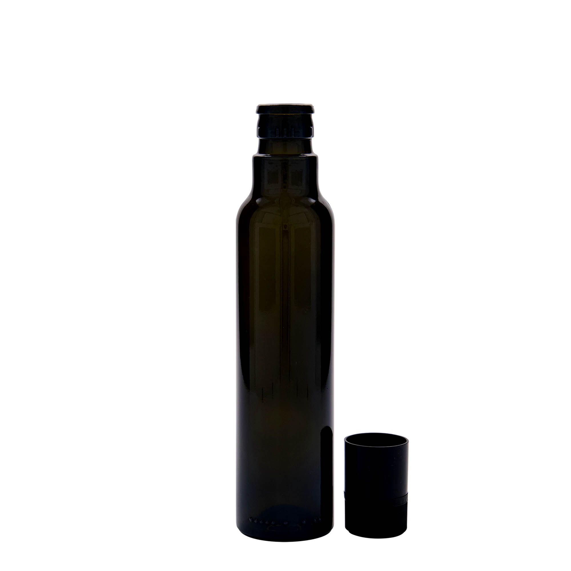 250 ml eddik-/oljeflaske 'Willy New', glass, antikkgrønn, åpning: DOP 250 ml eddik-/oljeflaske 'Willy New', glass, antikkgrønn, åpning: DOP
