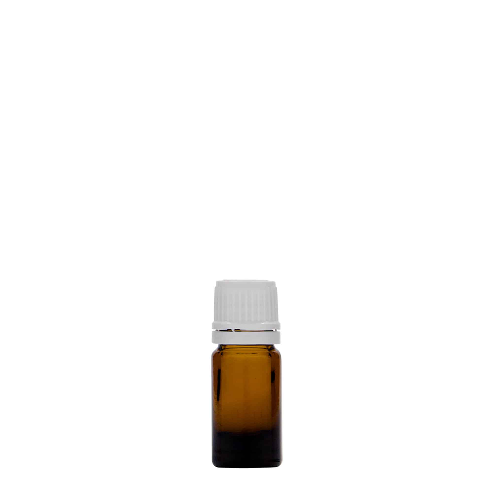 5 ml medisinflaske, glass, brun, åpning: DIN 18