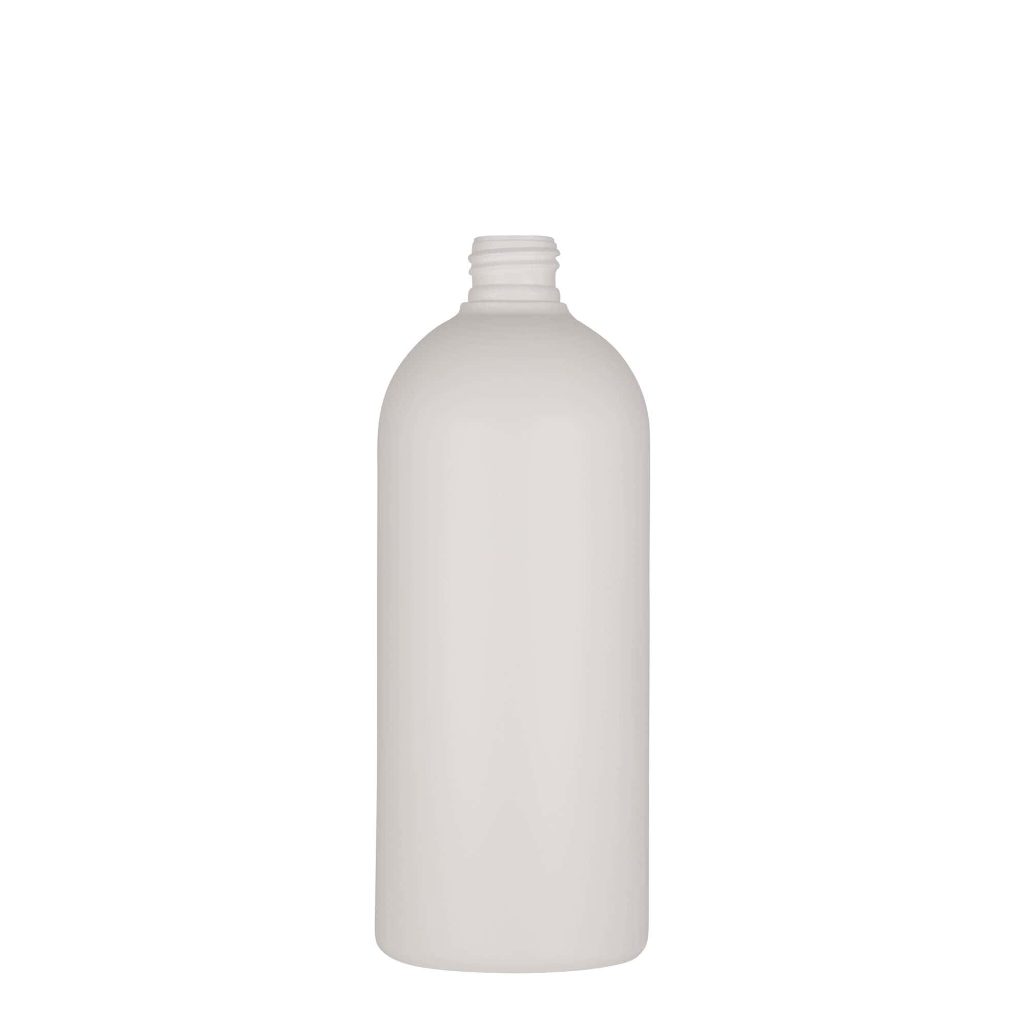 500 ml plastflaske 'Tuffy', HDPE, hvit, åpning: 24/410