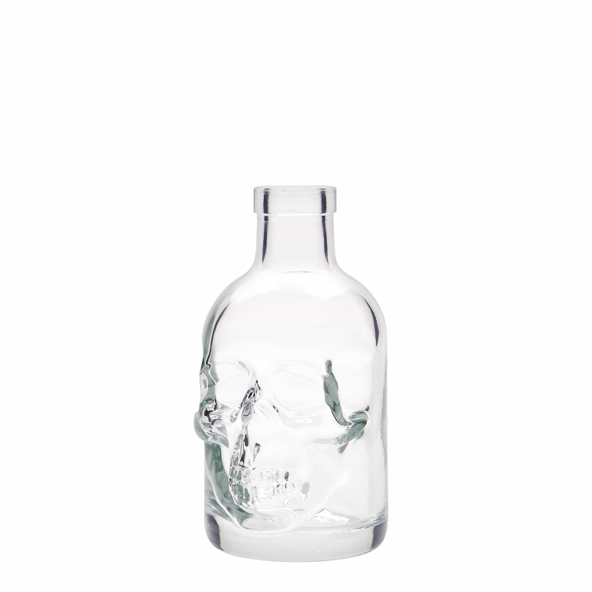 200 ml glassflaske 'Dødninghode', åpning: kork 200 ml glassflaske 'Dødninghode', åpning: kork