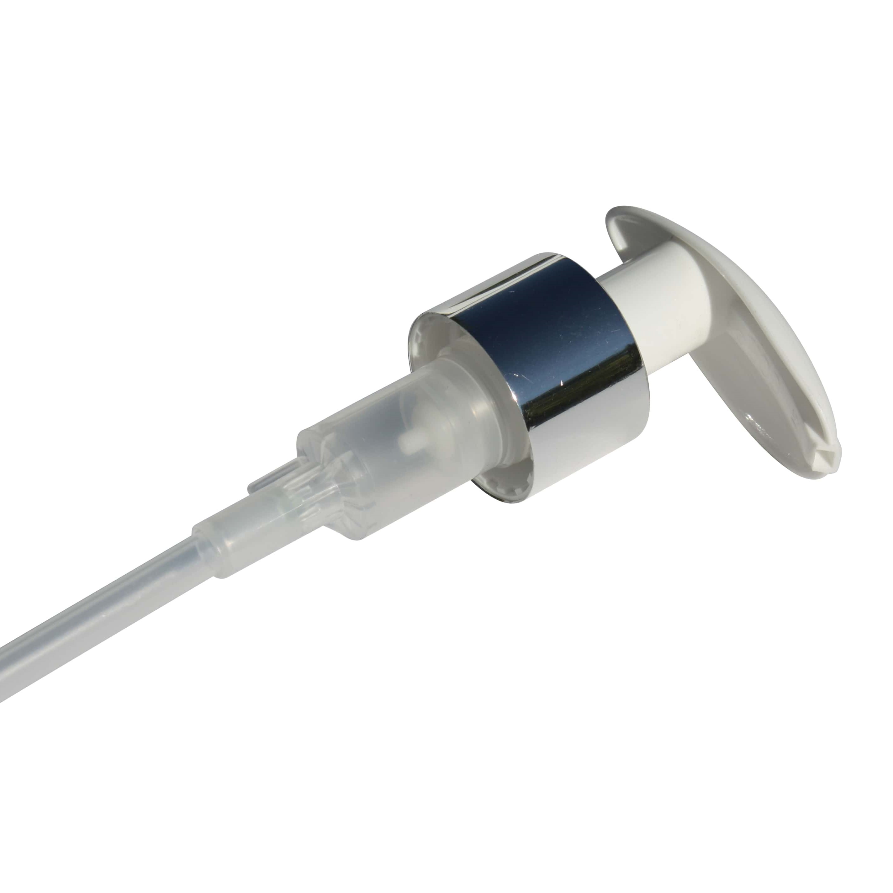 Dispenserpumpe med skrulokk, PP-plast, hvit, for åpning: GPI 24/410 Dispenserpumpe med skrulokk, PP-plast, hvit, for åpning: GPI 24/410