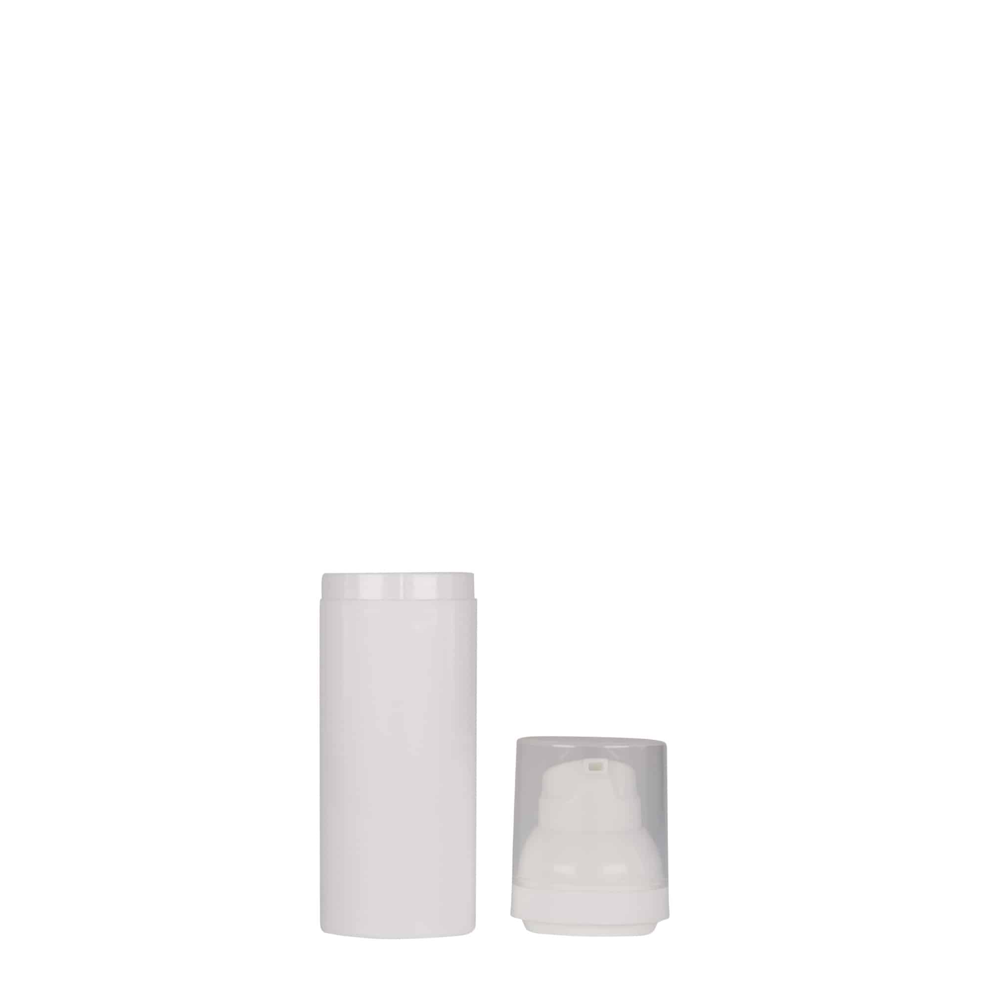 50 ml luftløs dispenser 'Mezzo', PP-plast, hvit