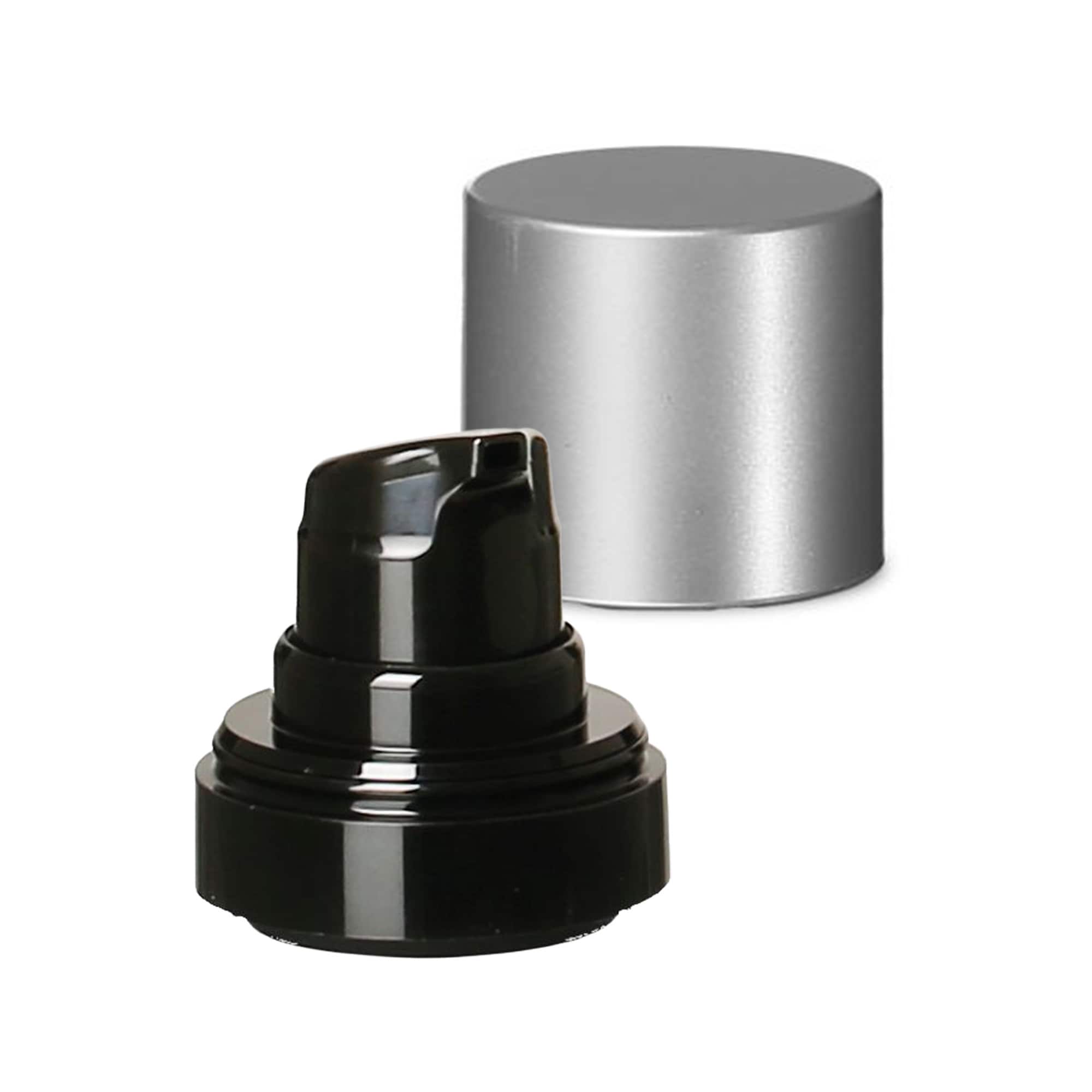 Airless dispenser pumpehode 'Micro', PP-plast, svart