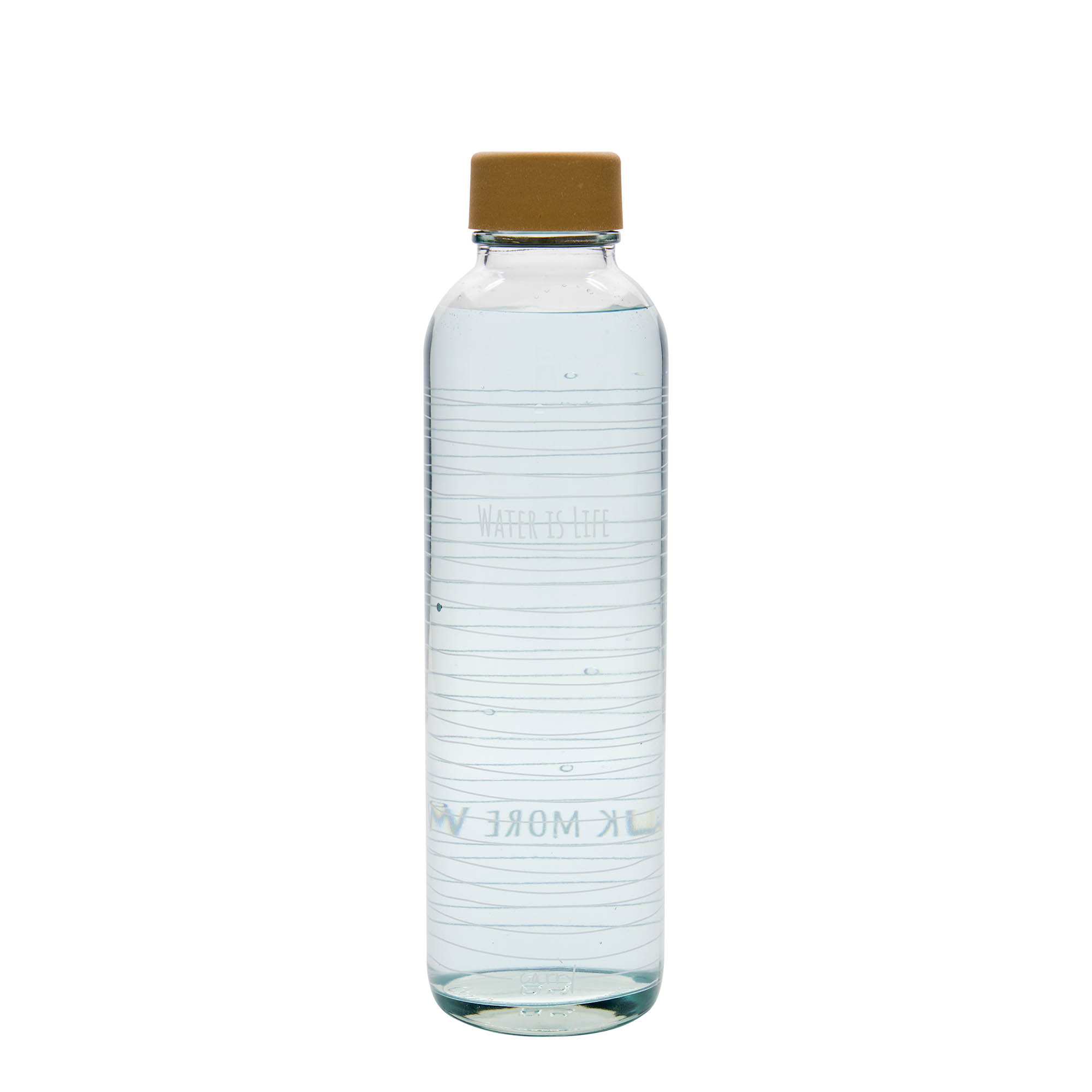 700 ml drikkeflaske CARRY Bottle 'Water is Life', åpning: skrukork