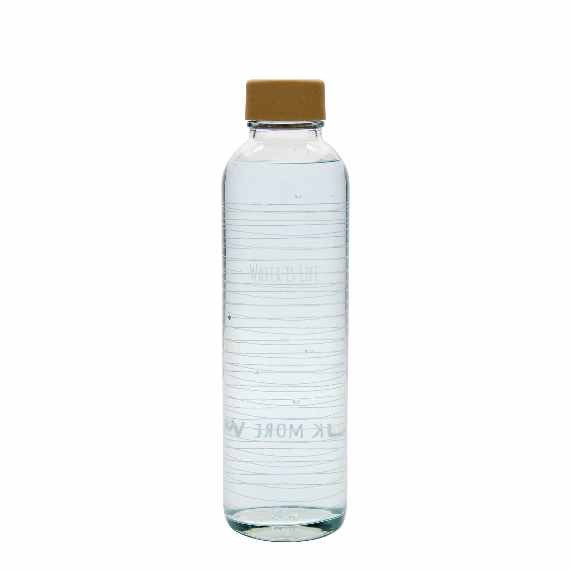 700 ml drikkeflaske CARRY Bottle 'Water is Life', åpning: skrukork