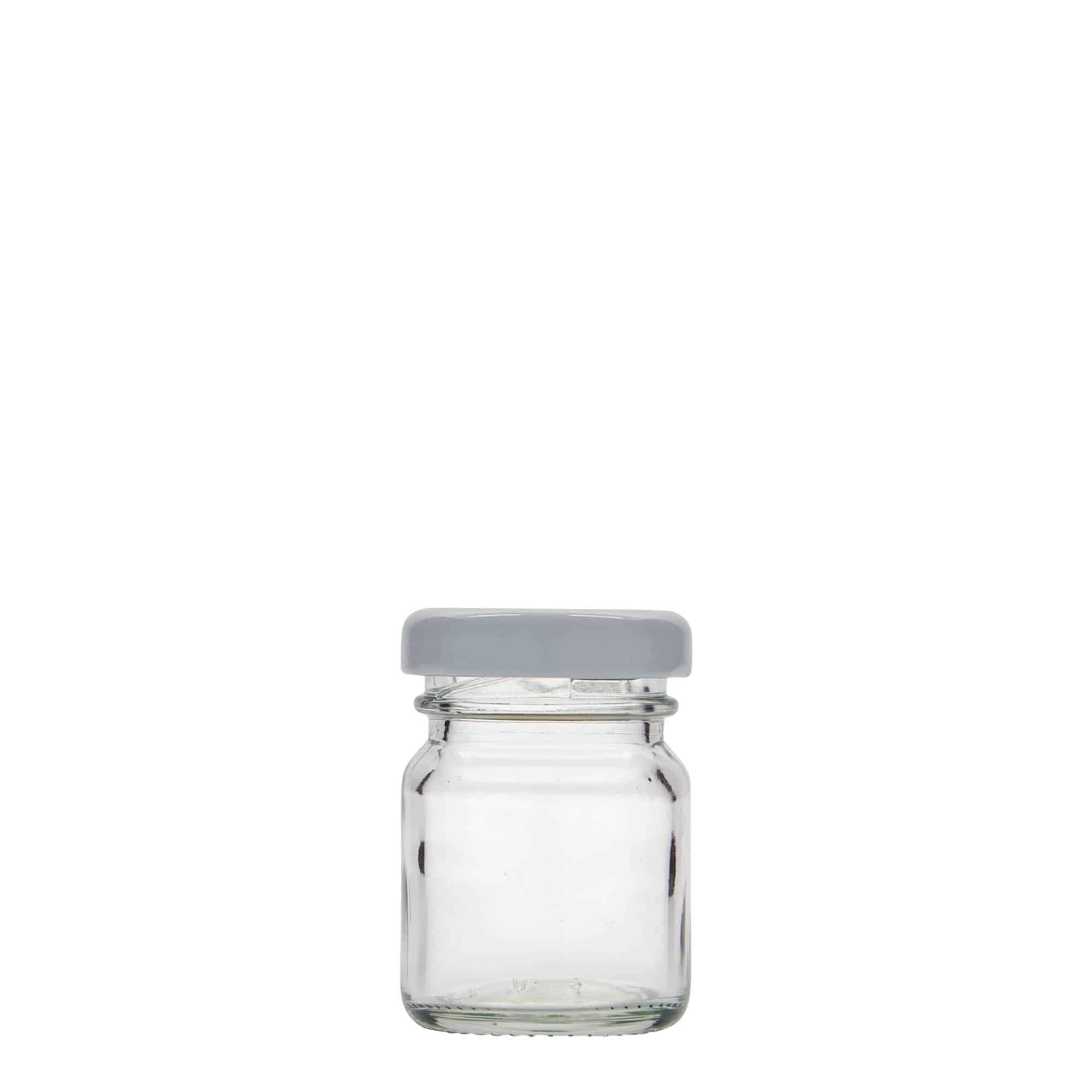 45 ml høyt rundt glass, åpning: Twist-Off (TO 38)