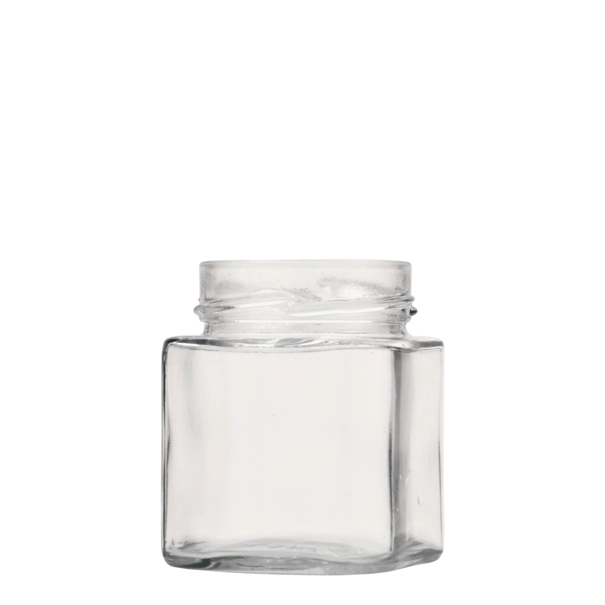 212 ml firkantet glass 'Ikarus', åpning: Deep-Twist-Off (DTO 63)