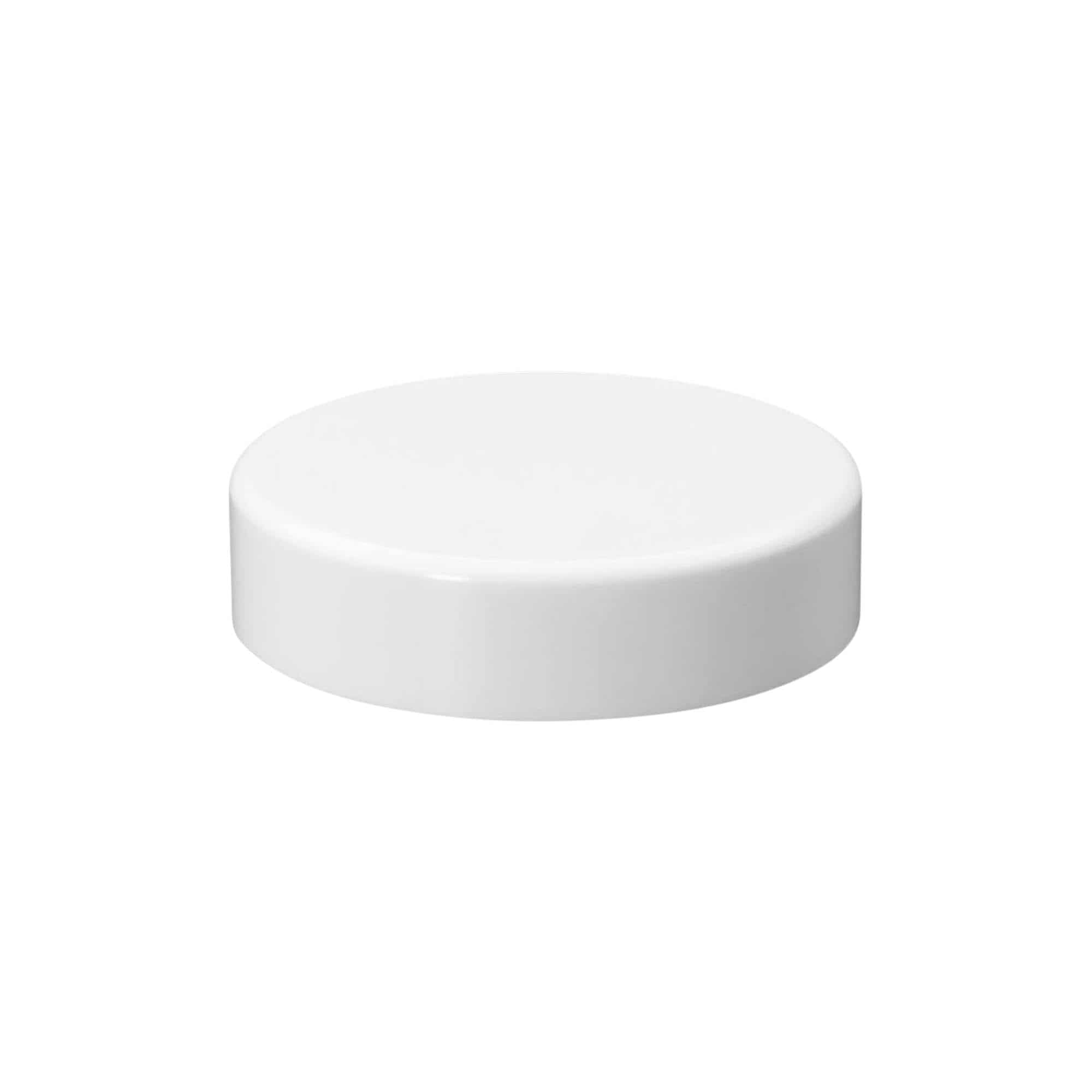 Skrulokk for 50 ml "Beauty", HPM-plast, hvit