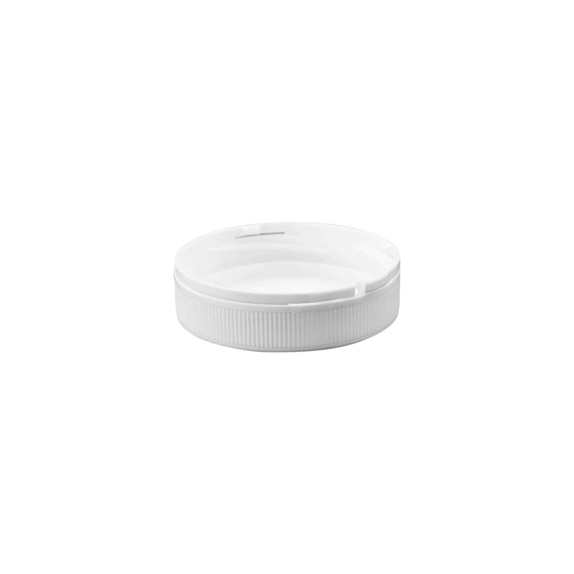 Skrukork 'Securilock' 61,9 mm, PP-plast, hvit