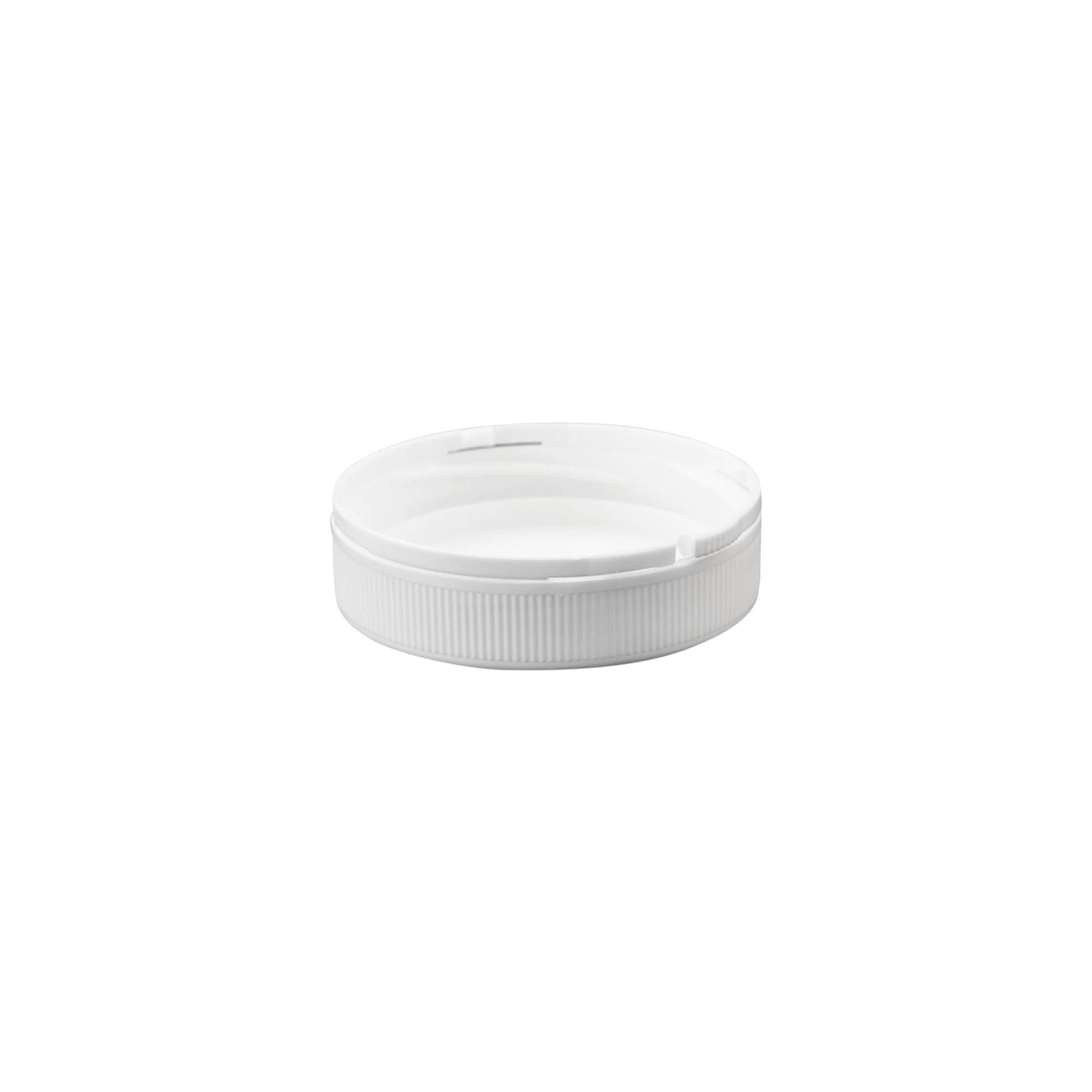 Skrukork 'Securilock' 61,9 mm, PP-plast, hvit