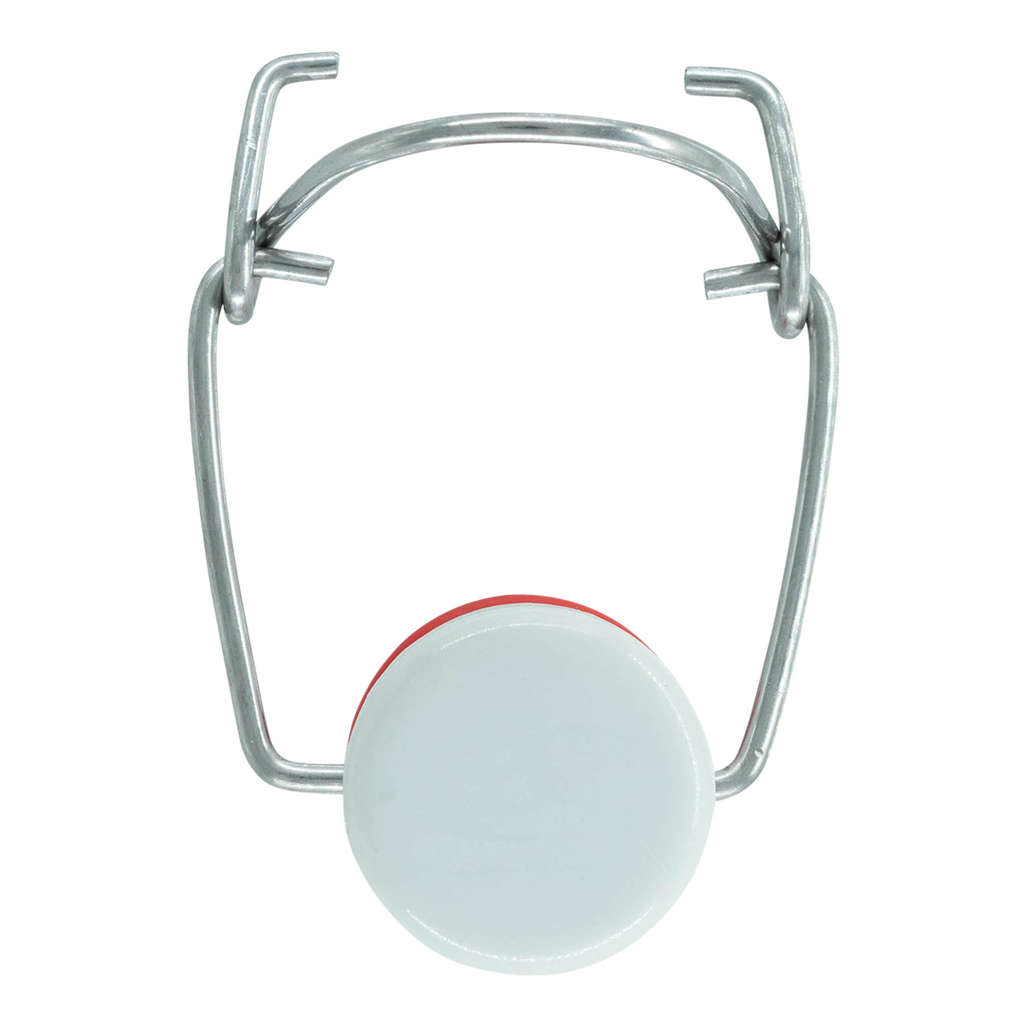 Spennelås spesialstørrelse, plast, rød-hvit Spennelås spesialstørrelse, plast, rød-hvit