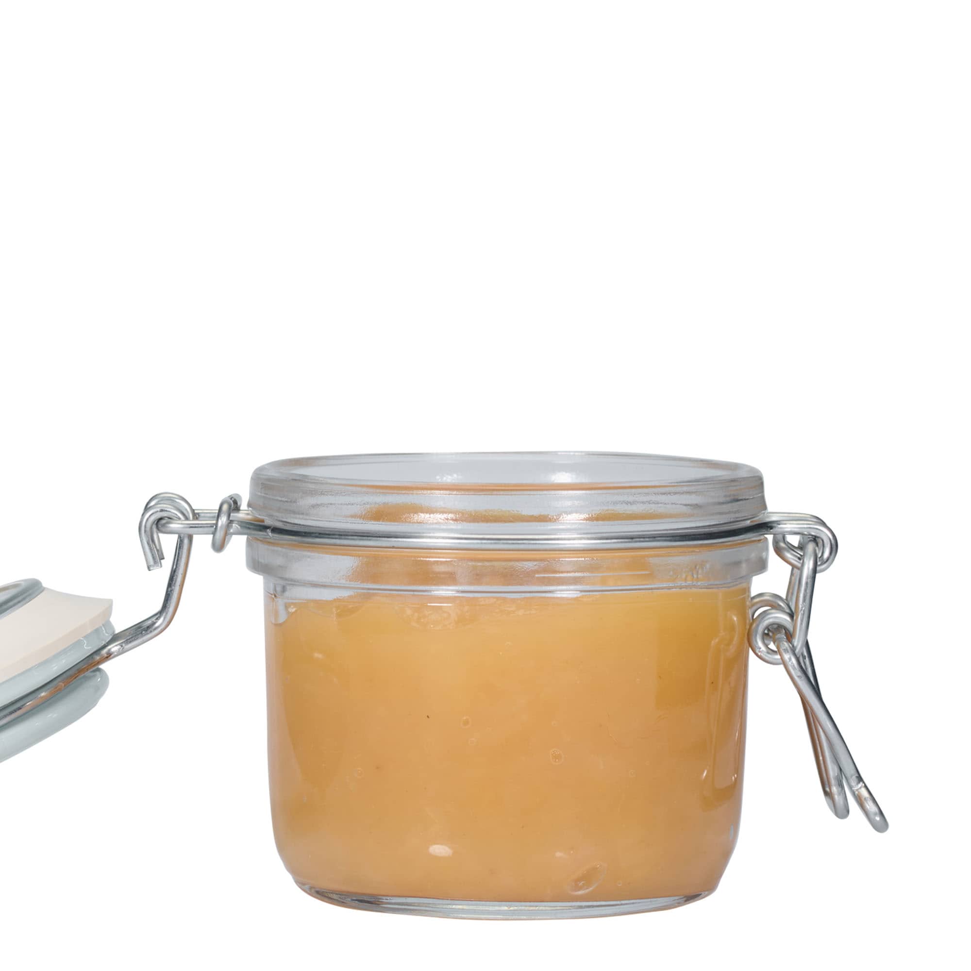 200 ml trådspenneglass 'Fido', blå, åpning: trådspenne-lukking