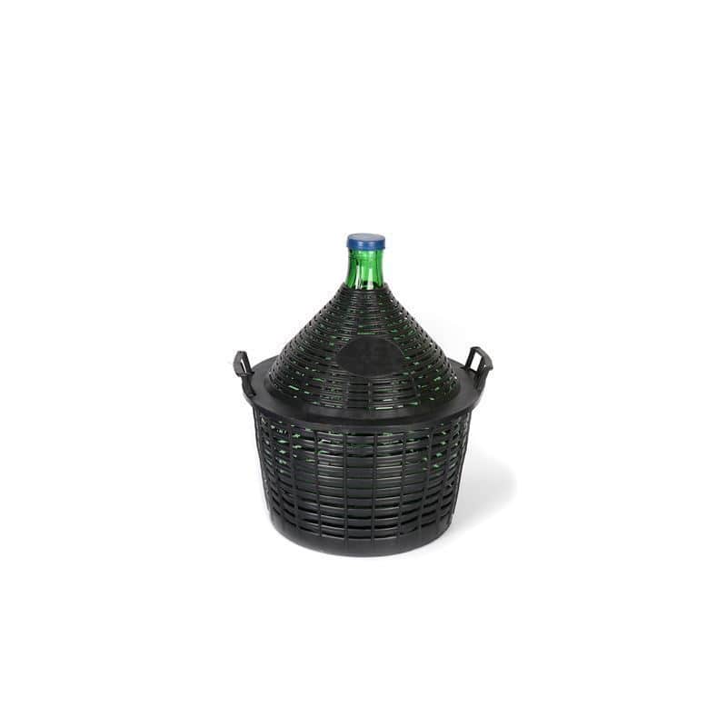 20 l ballongflaske smal hals, glass, grønn, åpning: Klikklokk 20 l ballongflaske smal hals, glass, grønn, åpning: Klikklokk