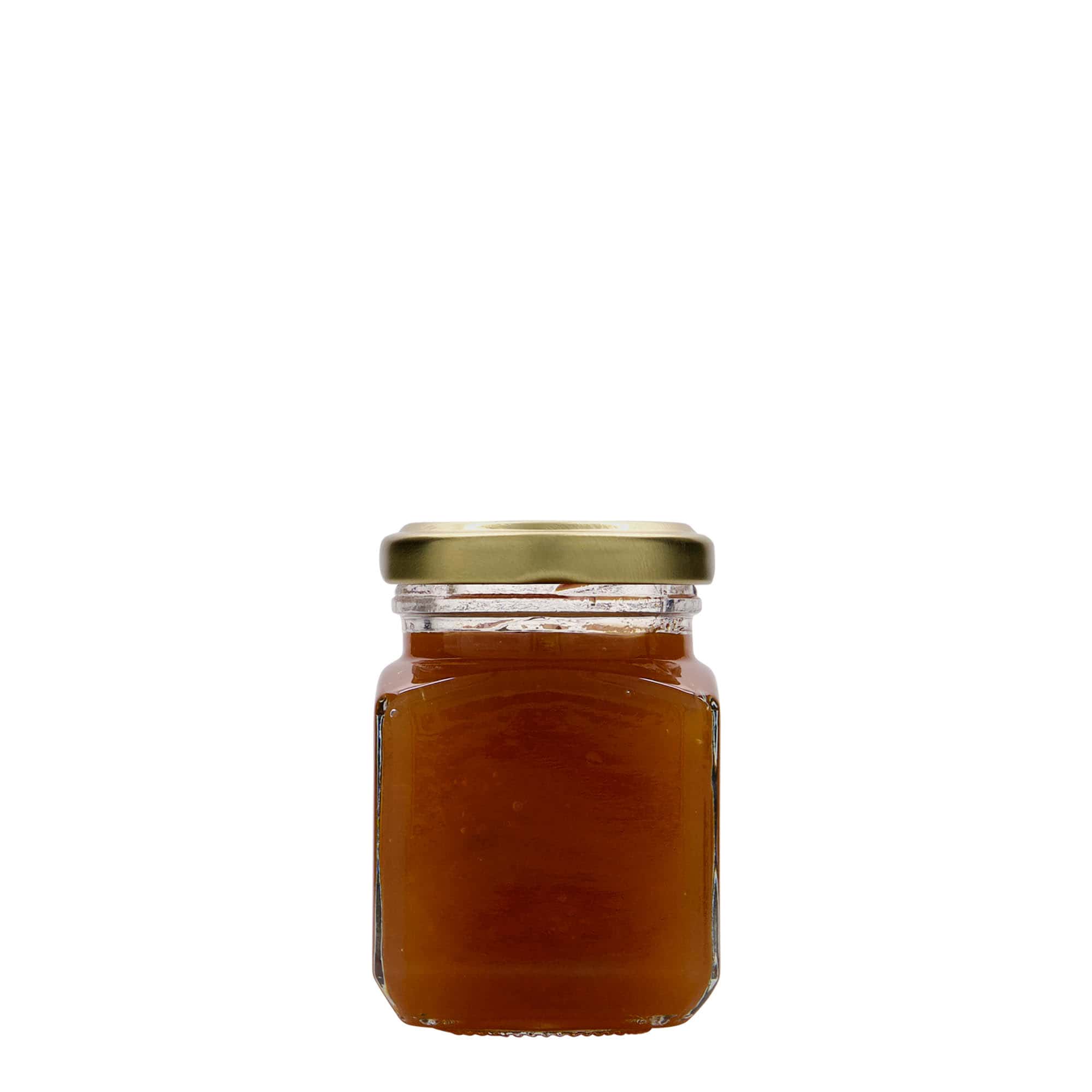 106 ml firkantet glass, åpning: Twist-Off (TO 48)