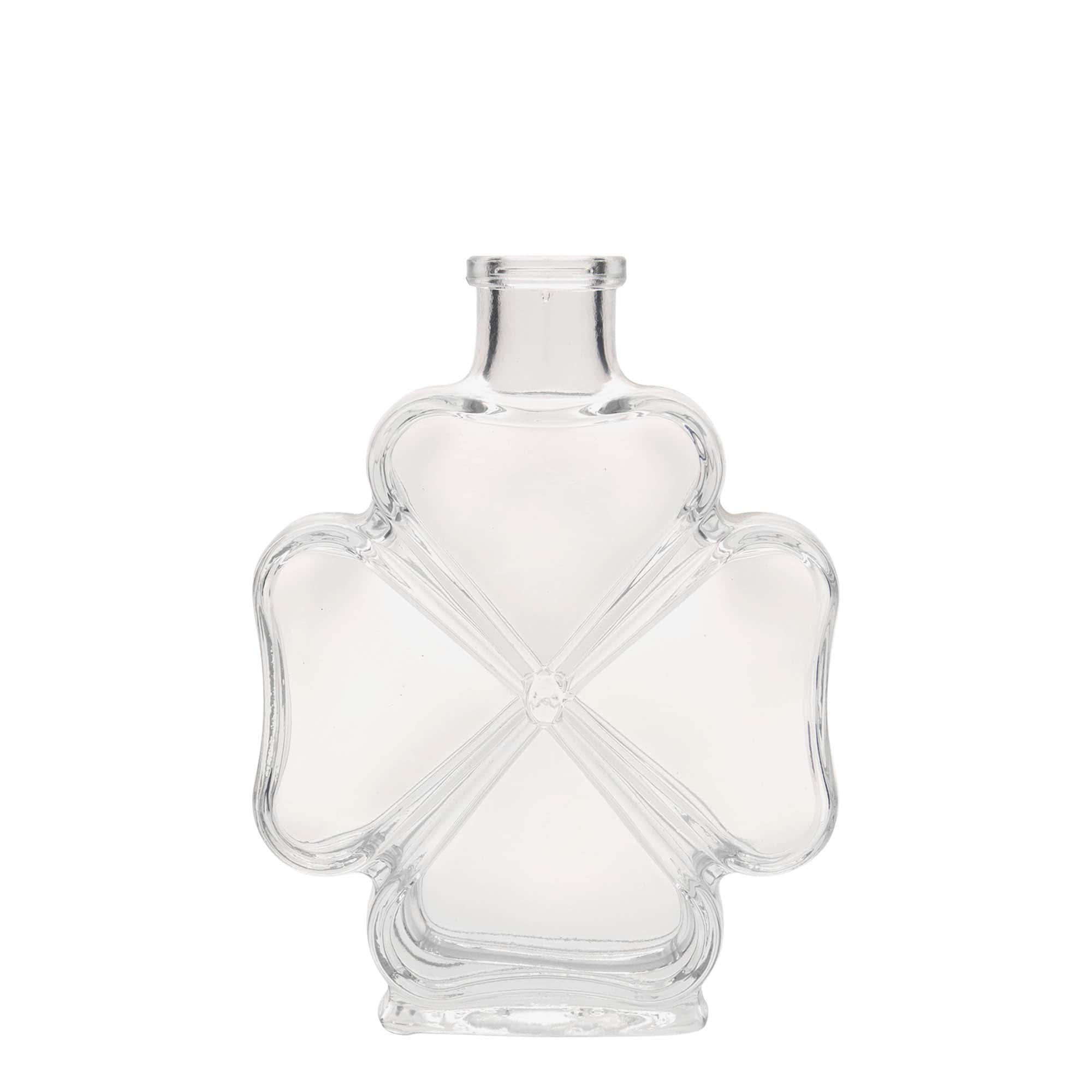 200 ml glassflaske "Kløverblad", åpning: Kork 200 ml glassflaske "Kløverblad", åpning: Kork