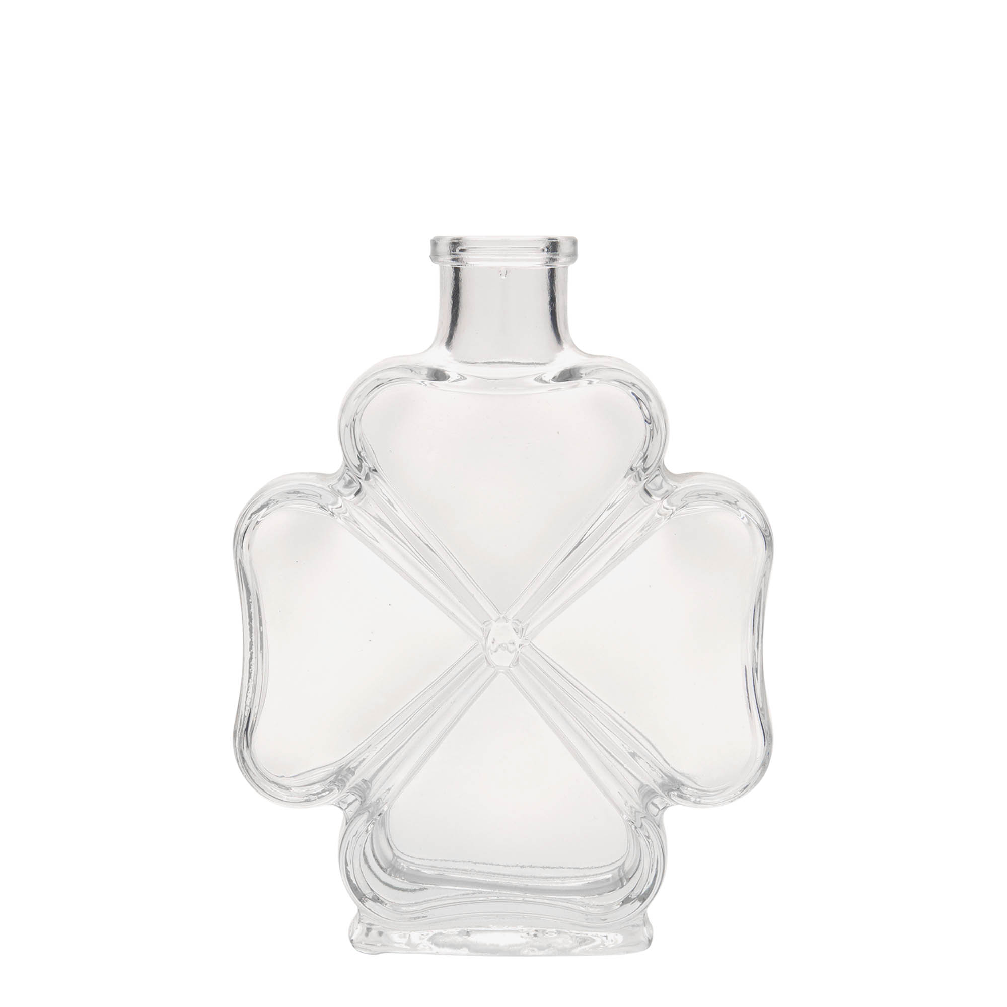 200 ml glassflaske 'Kløverblad', åpning: kork