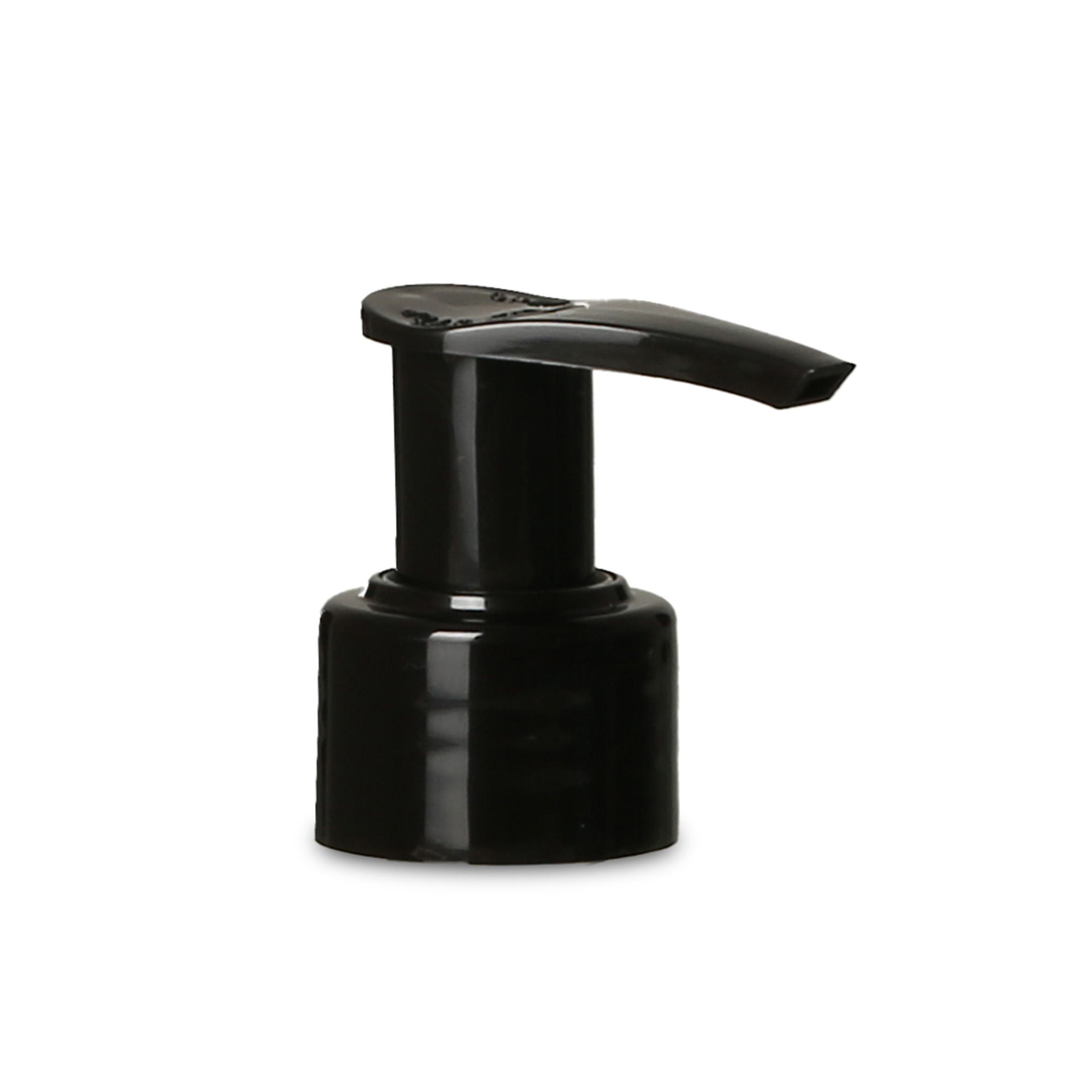 Skrukork dispenserpumpe, PP-plast, svart, for åpning: PP 28