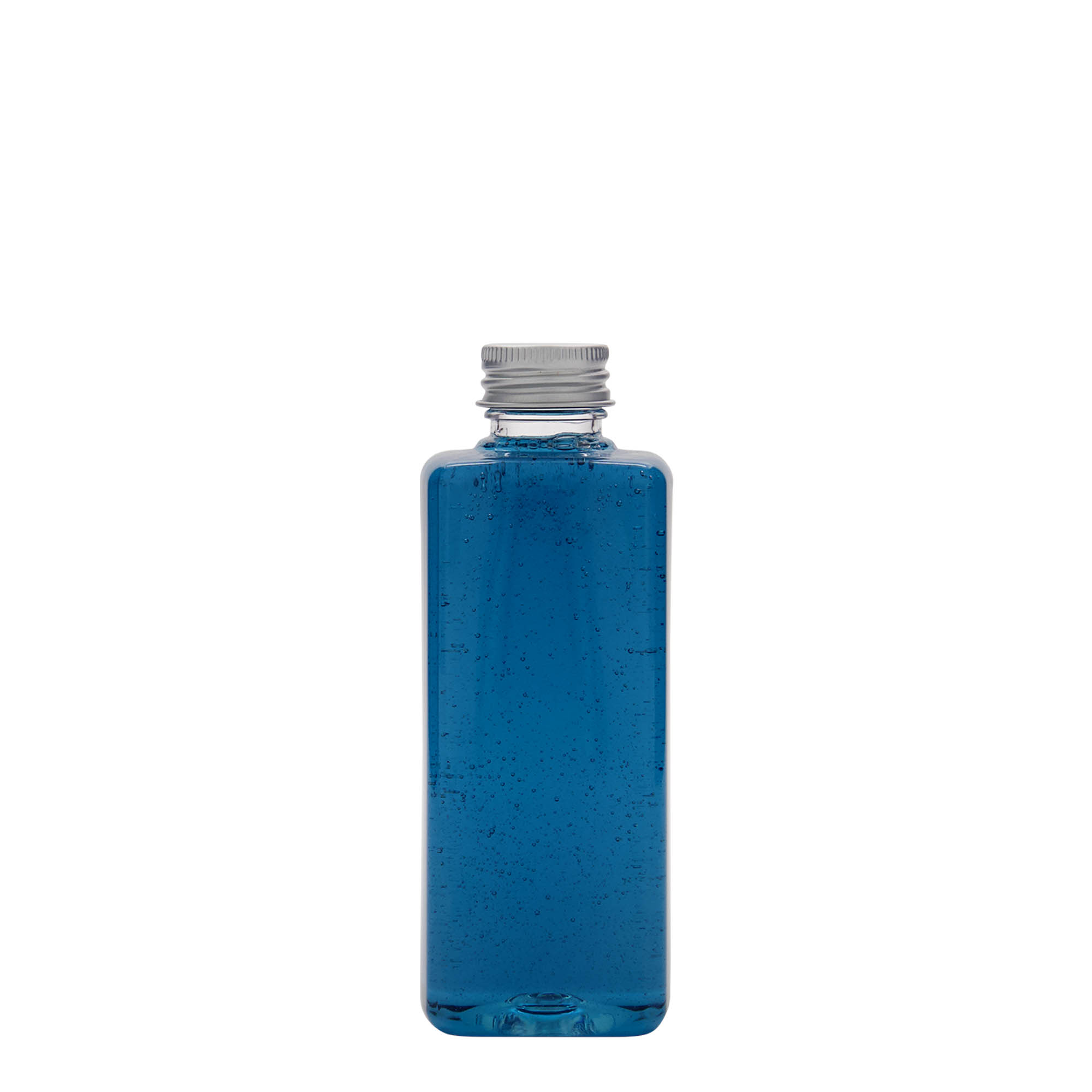 200 ml PET-flaske 'Karl', firkantet, plast, munnstykke: 24/410
