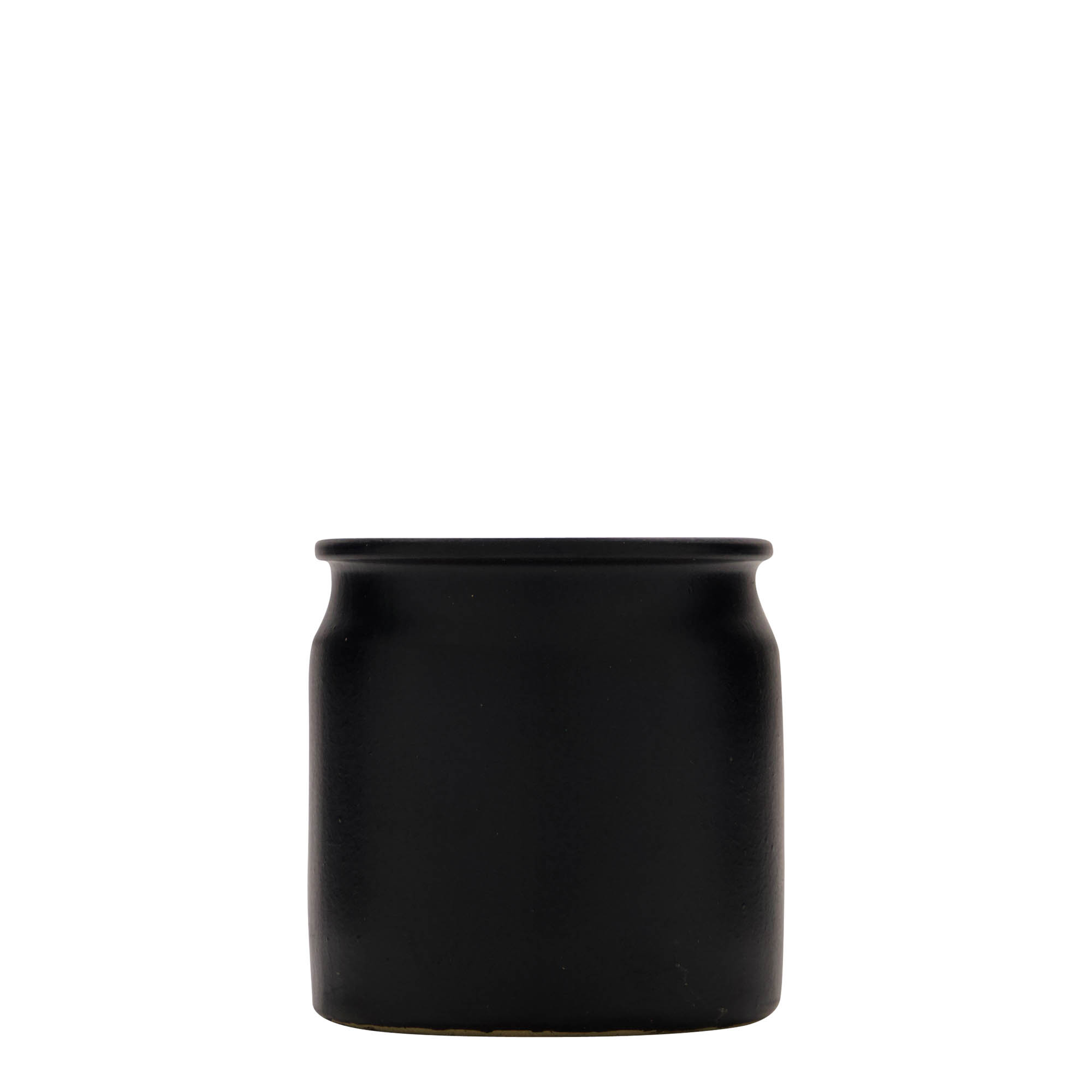160 ml steingodsurne, keramikk, svart, åpning: kork