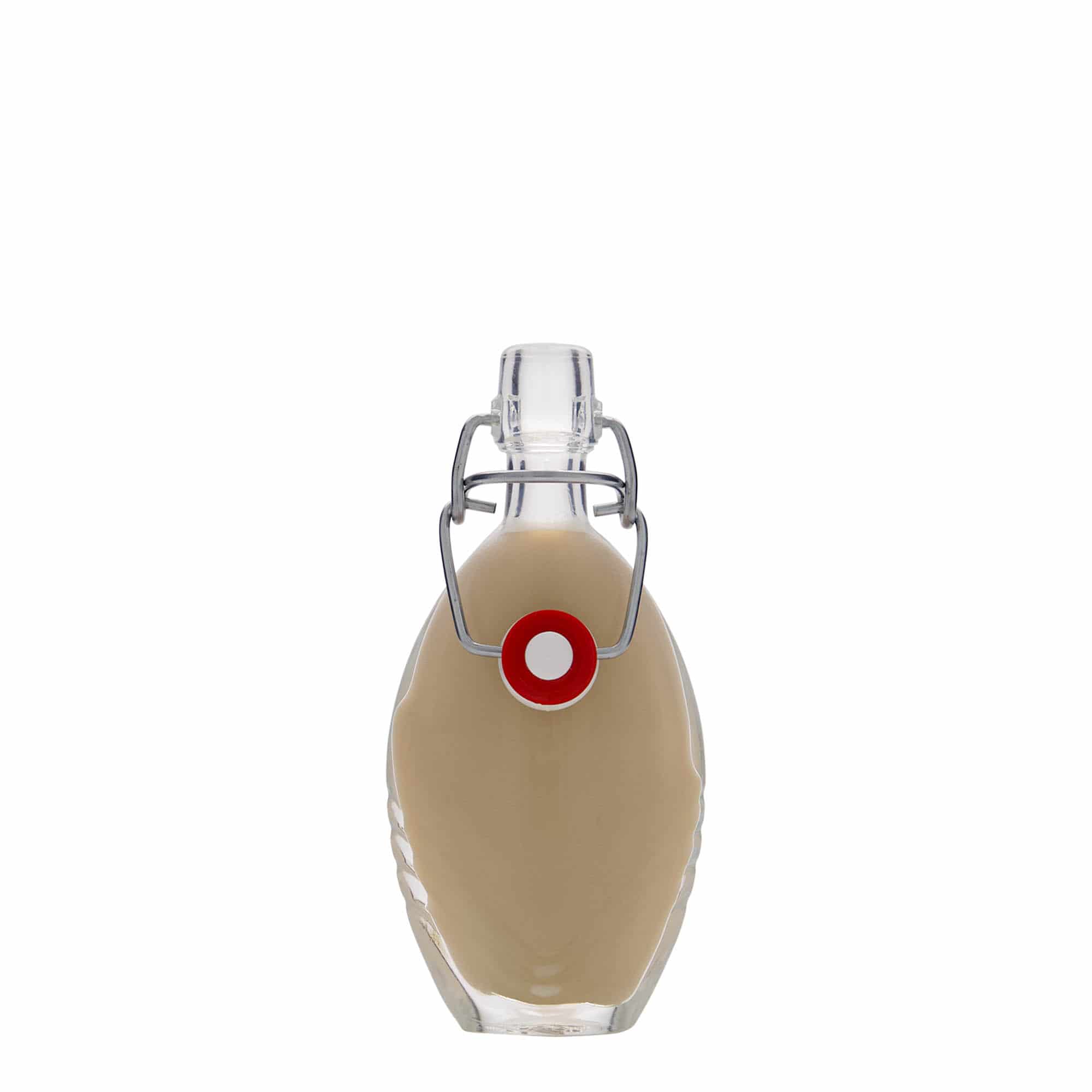 40 ml glassflaske "Florence", oval, åpning: Bøylelokk