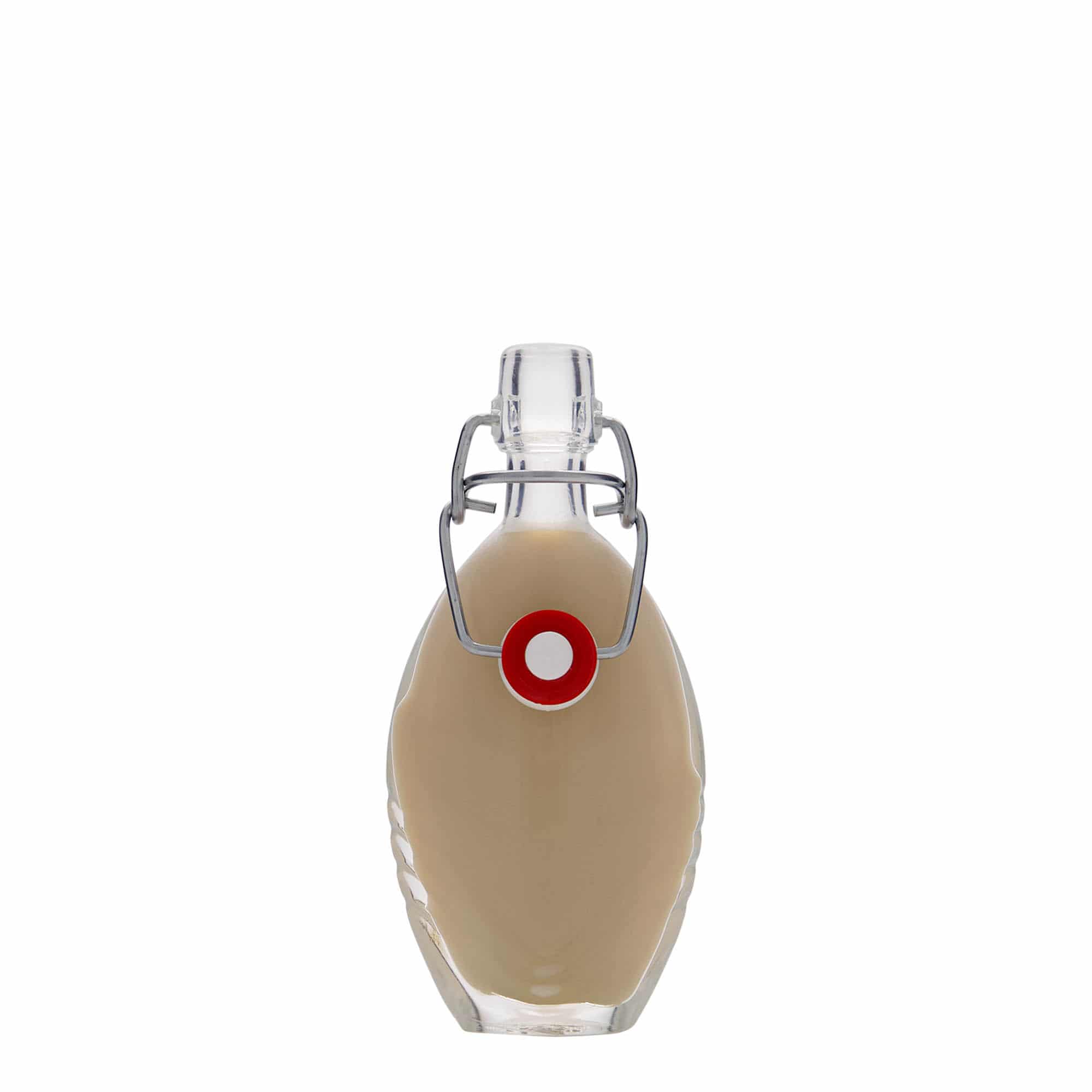 40 ml glassflaske 'Florence', oval, åpning: hengslet lukking