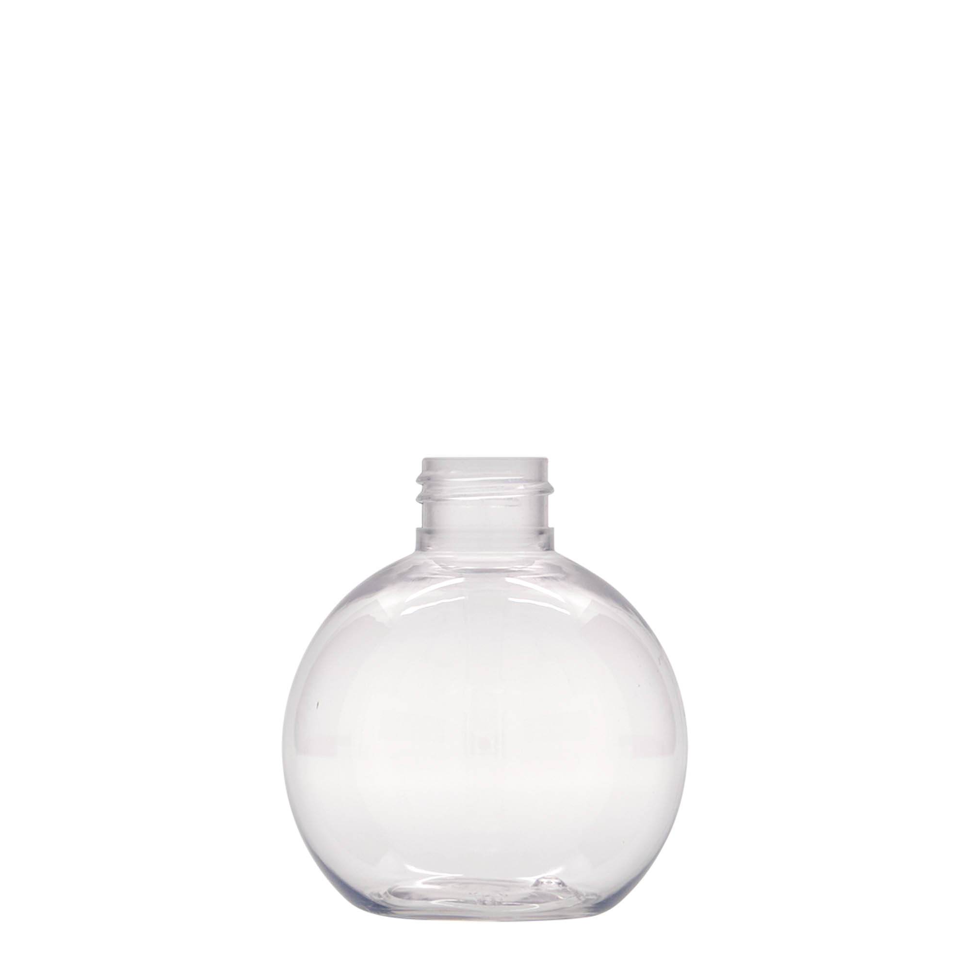 150 ml PET-flaske 'Perry', rund, plast, åpning: 24/410 150 ml PET-flaske 'Perry', rund, plast, åpning: 24/410