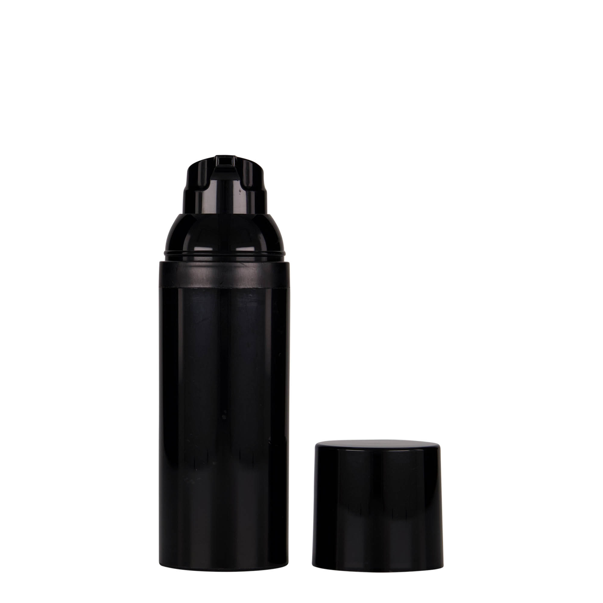 50 ml luftfri dispenser 'Mezzo', PP-plast, svart 50 ml luftfri dispenser 'Mezzo', PP-plast, svart
