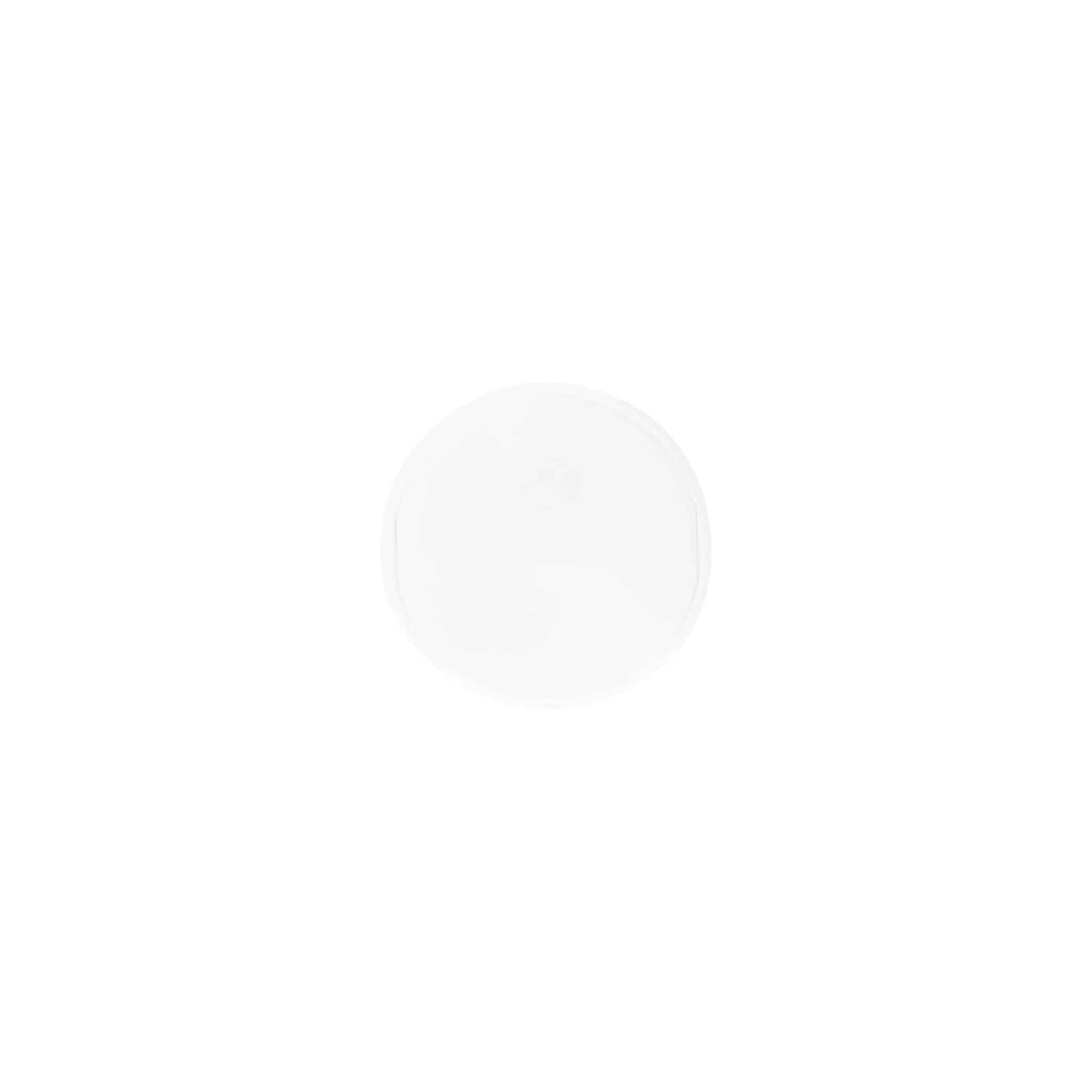 Skrulokk Disc Top, PP-plast, hvit, for åpning: 24/410