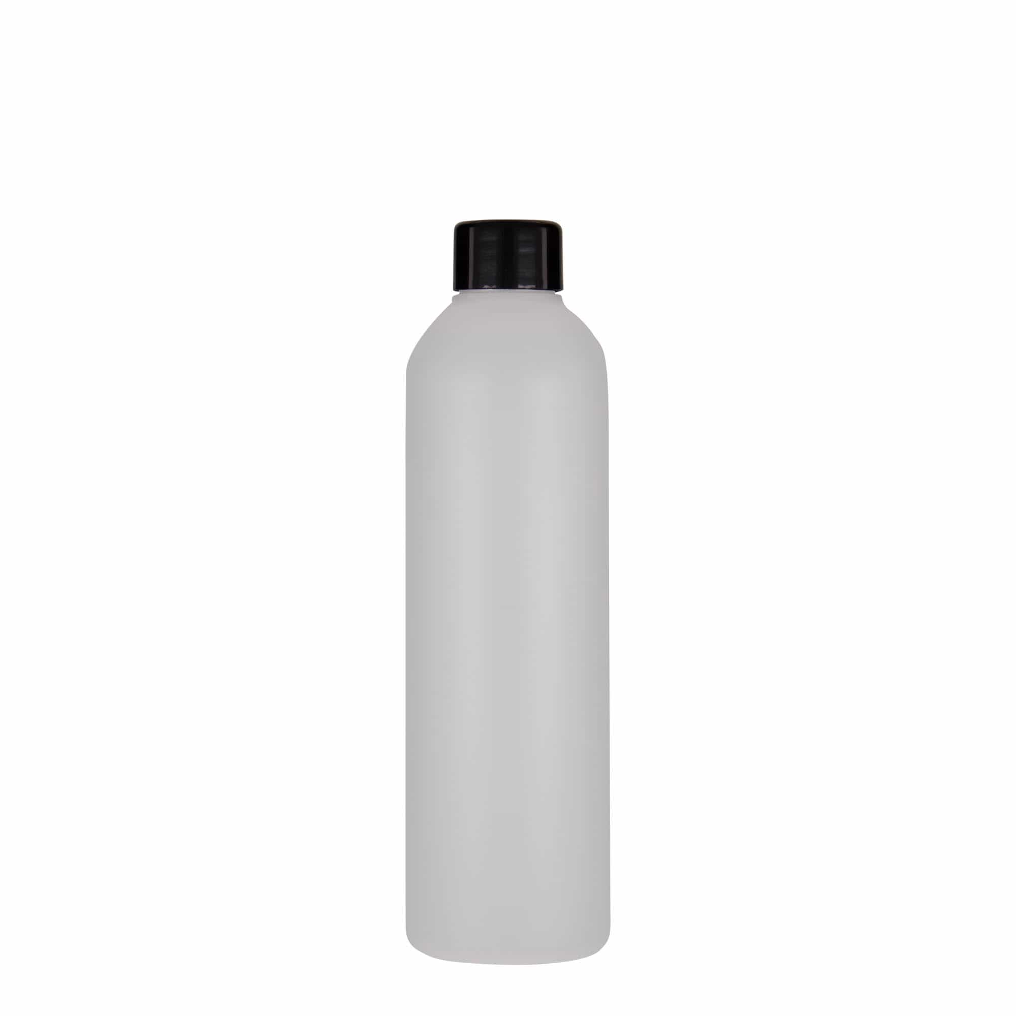 250 ml plastflaske 'Tuffy', HDPE, natur, åpning: 24/410