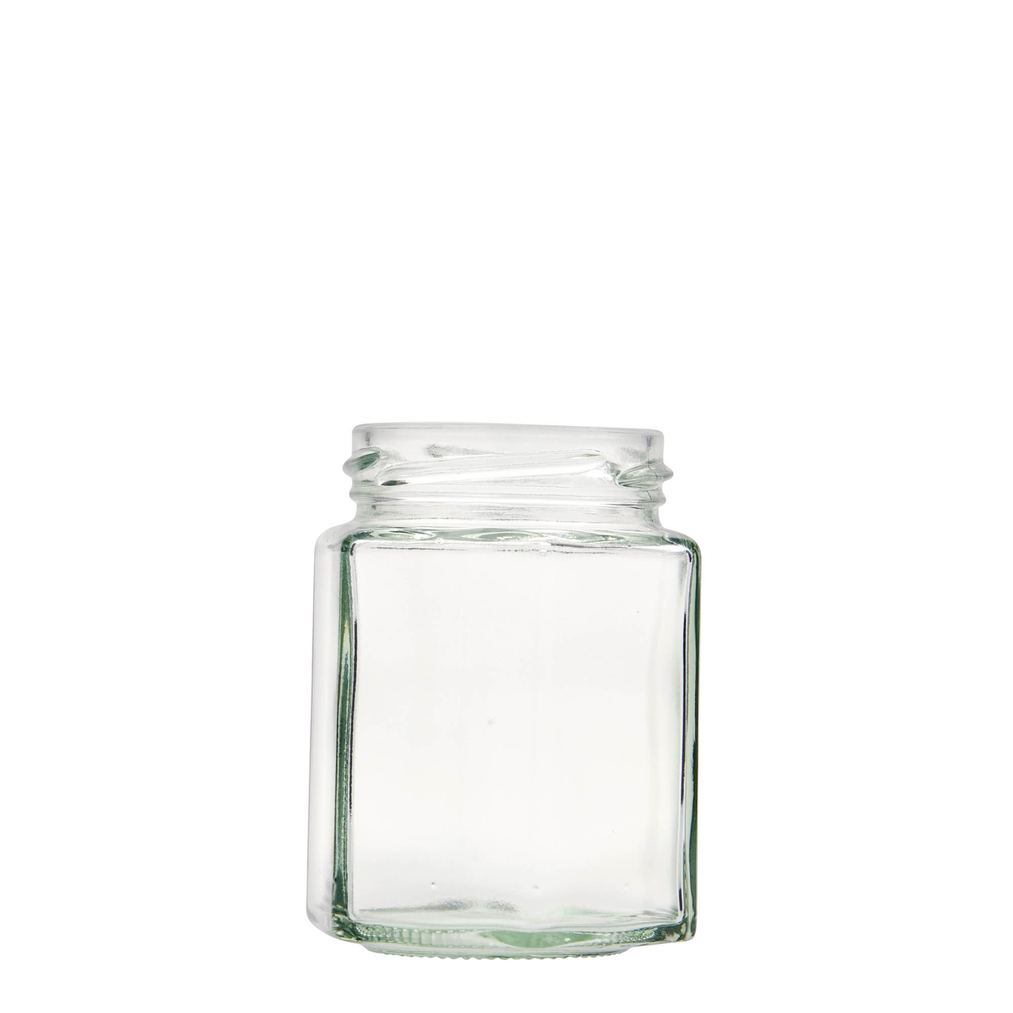 191 ml sekskantet glass, åpning: Twist-Off (TO 58)
