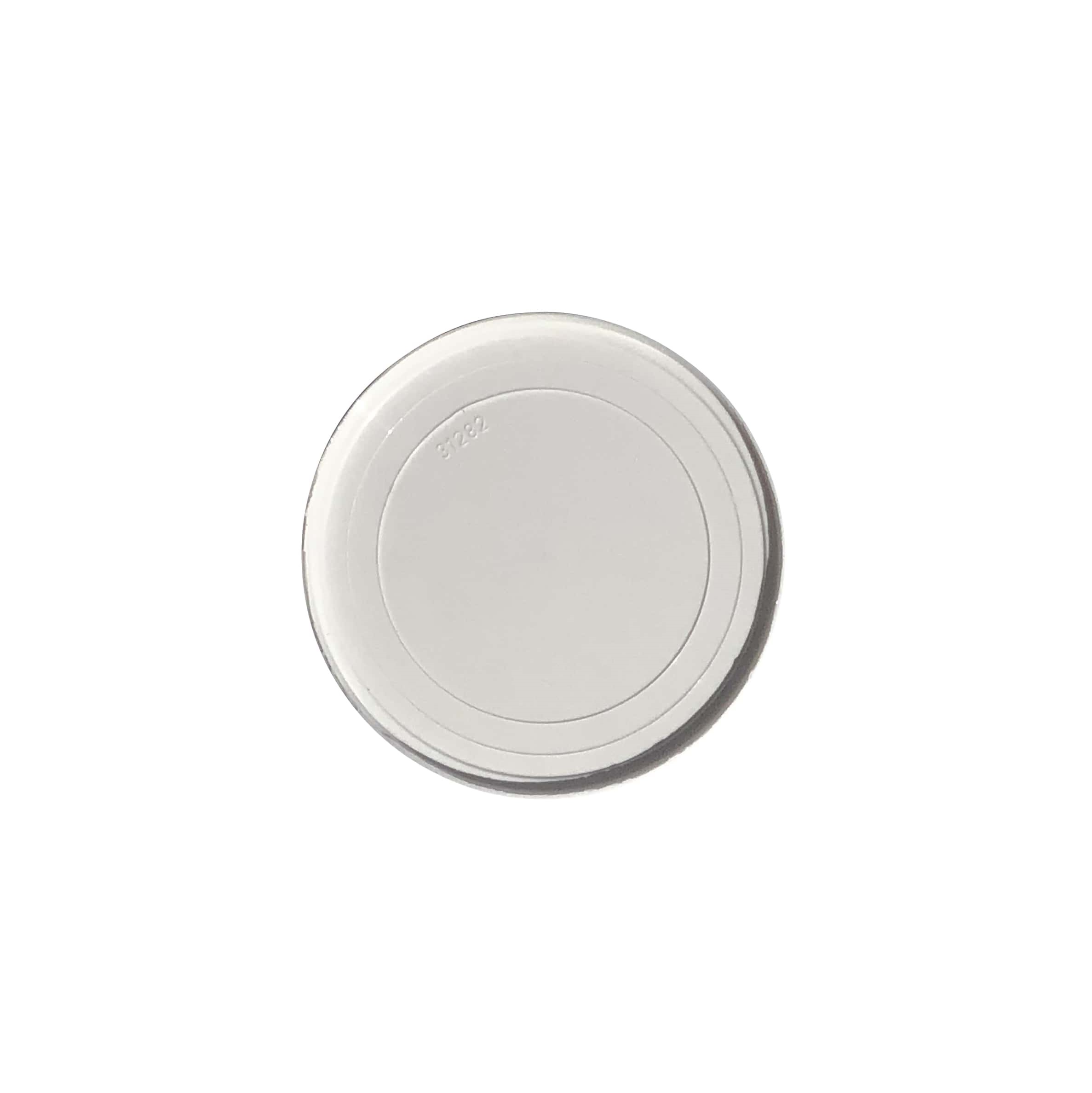 Dekkskive for 50 ml "Bianca", PP-plast, hvit Dekkskive for 50 ml "Bianca", PP-plast, hvit