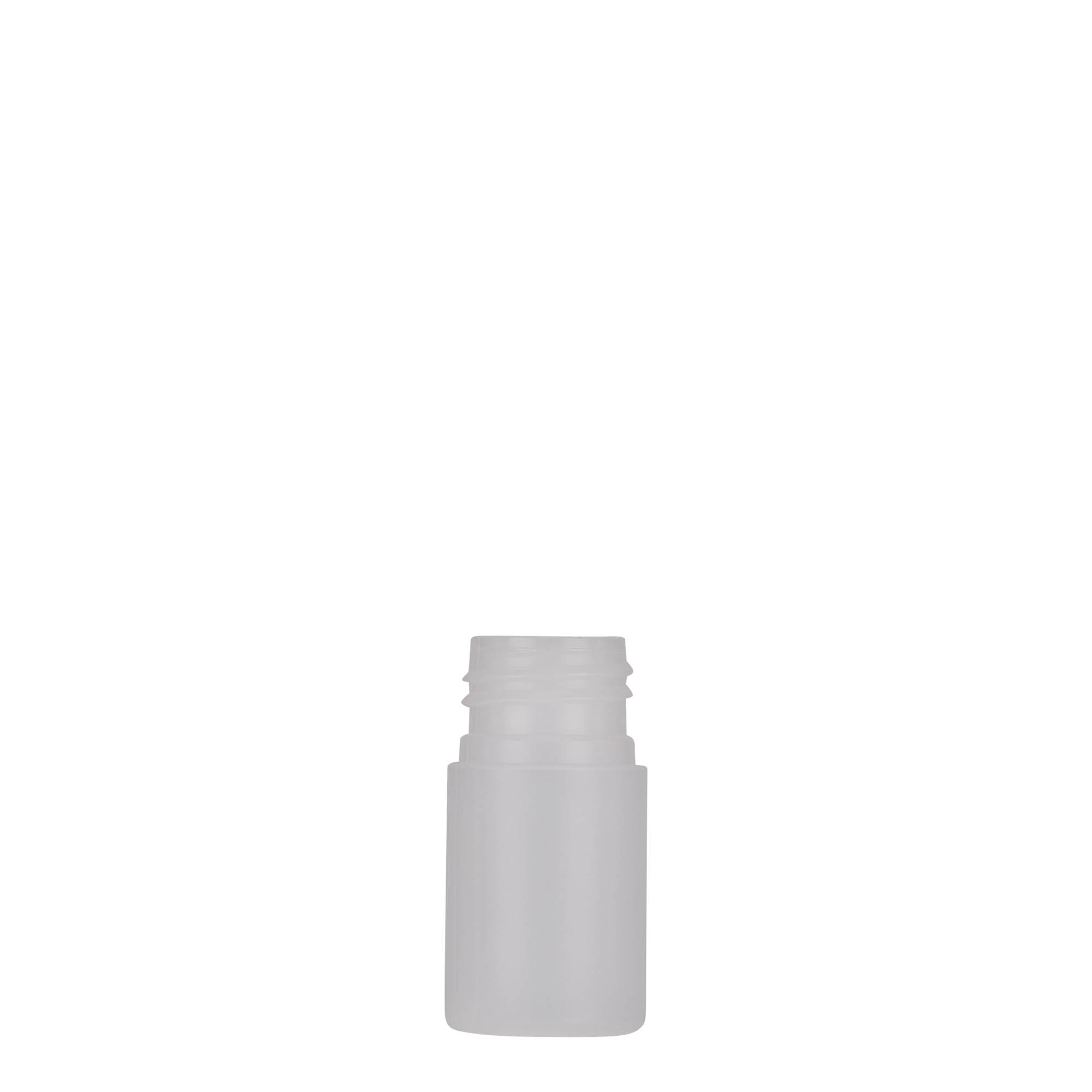 15 ml plastflaske 'Tuffy', HDPE, natur, munningsåpning: 24/410