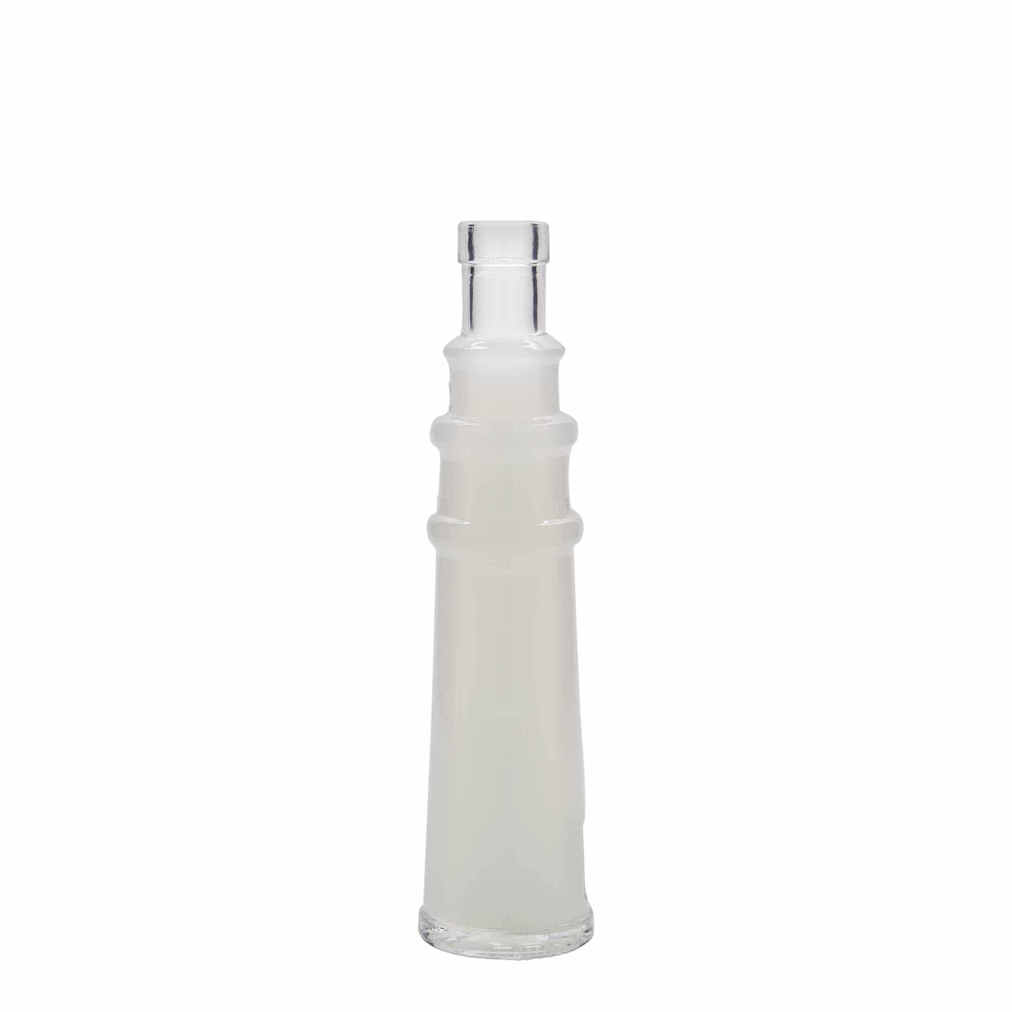 100 ml glassflaske "fyrtårn", åpning: Kork