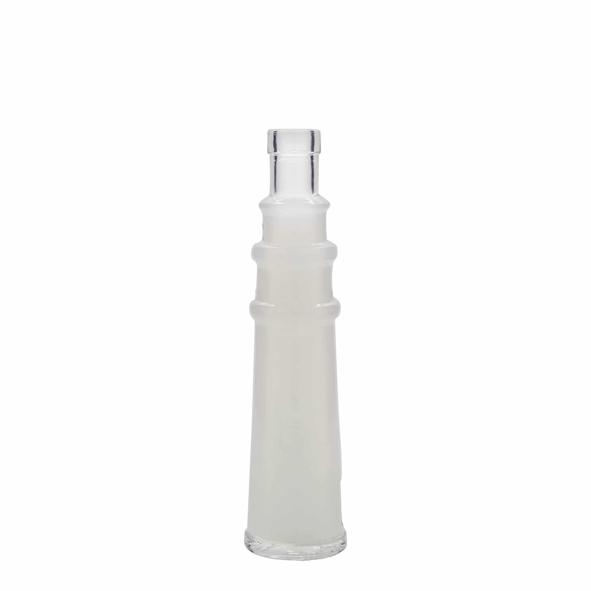 100 ml glassflaske 'Leuchtturm', åpning: kork