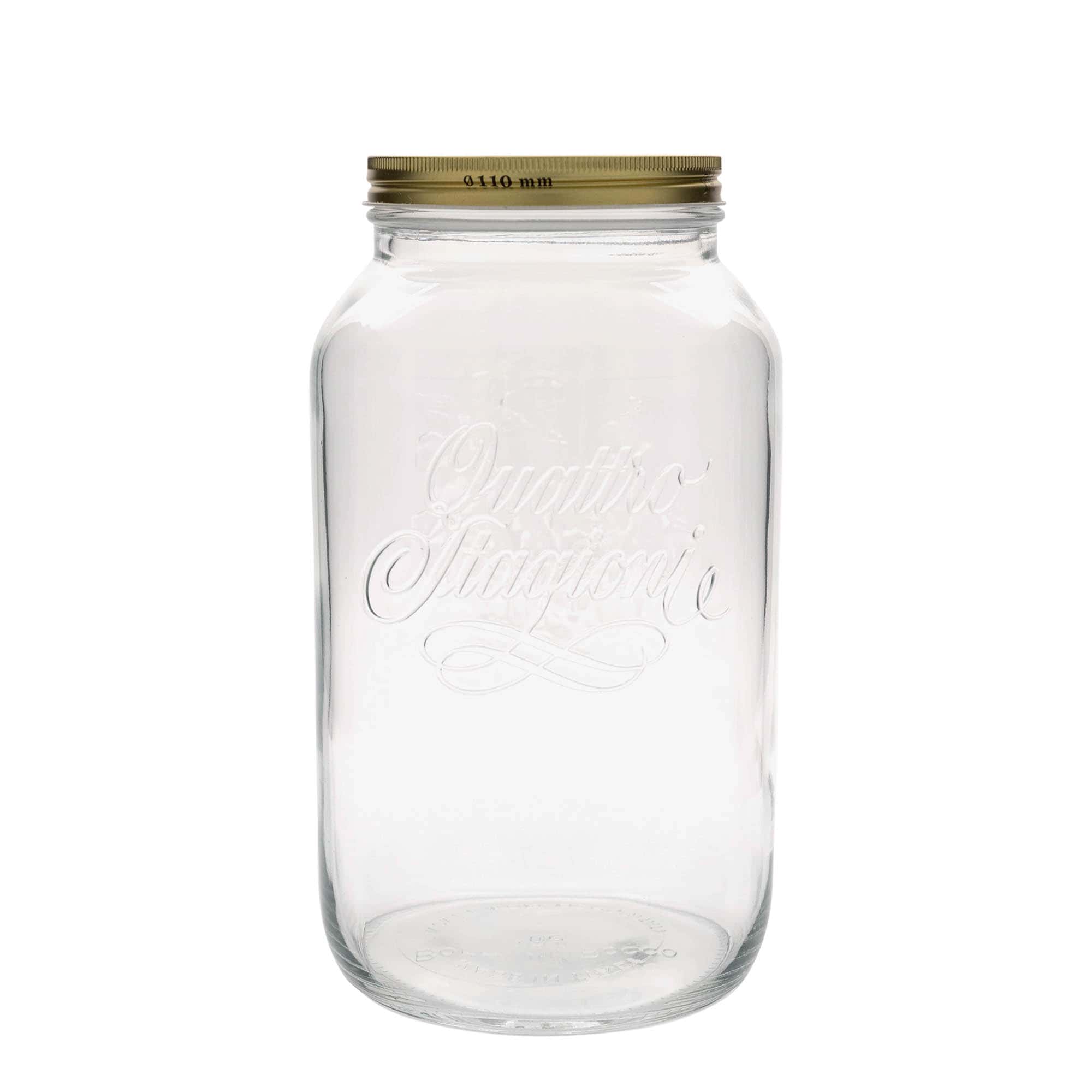 3.800 ml glass 'Quattro Stagioni', åpning: skrukork