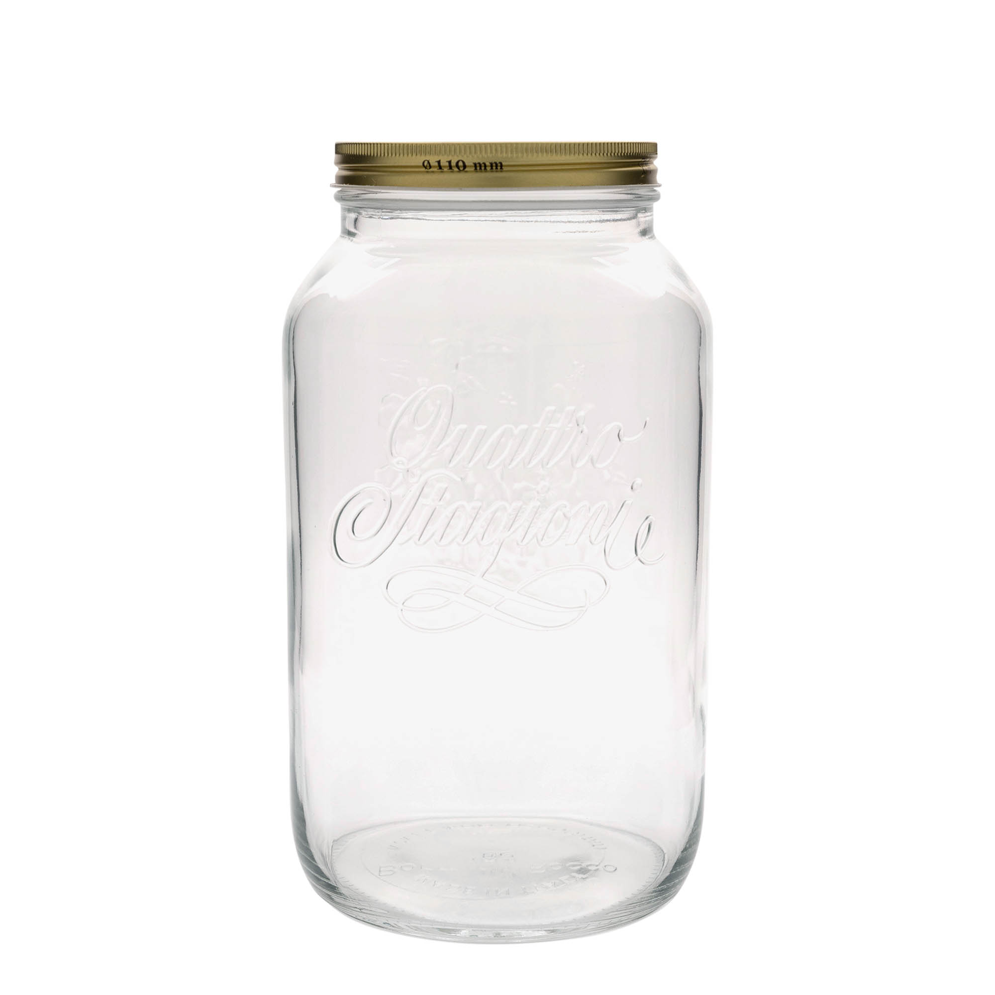 3.800 ml glass 'Quattro Stagioni', åpning: skrukork