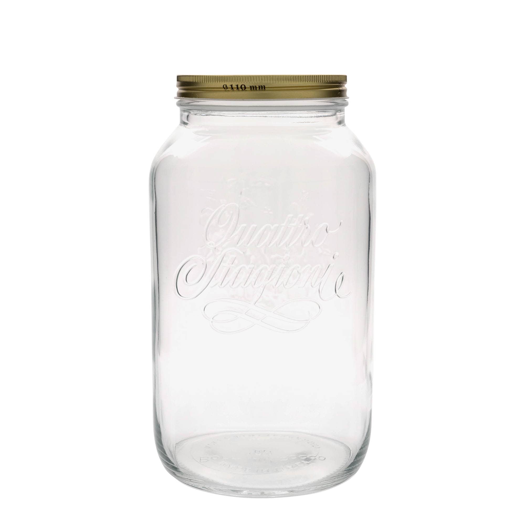 3.800 ml glass 'Quattro Stagioni', åpning: skrukork